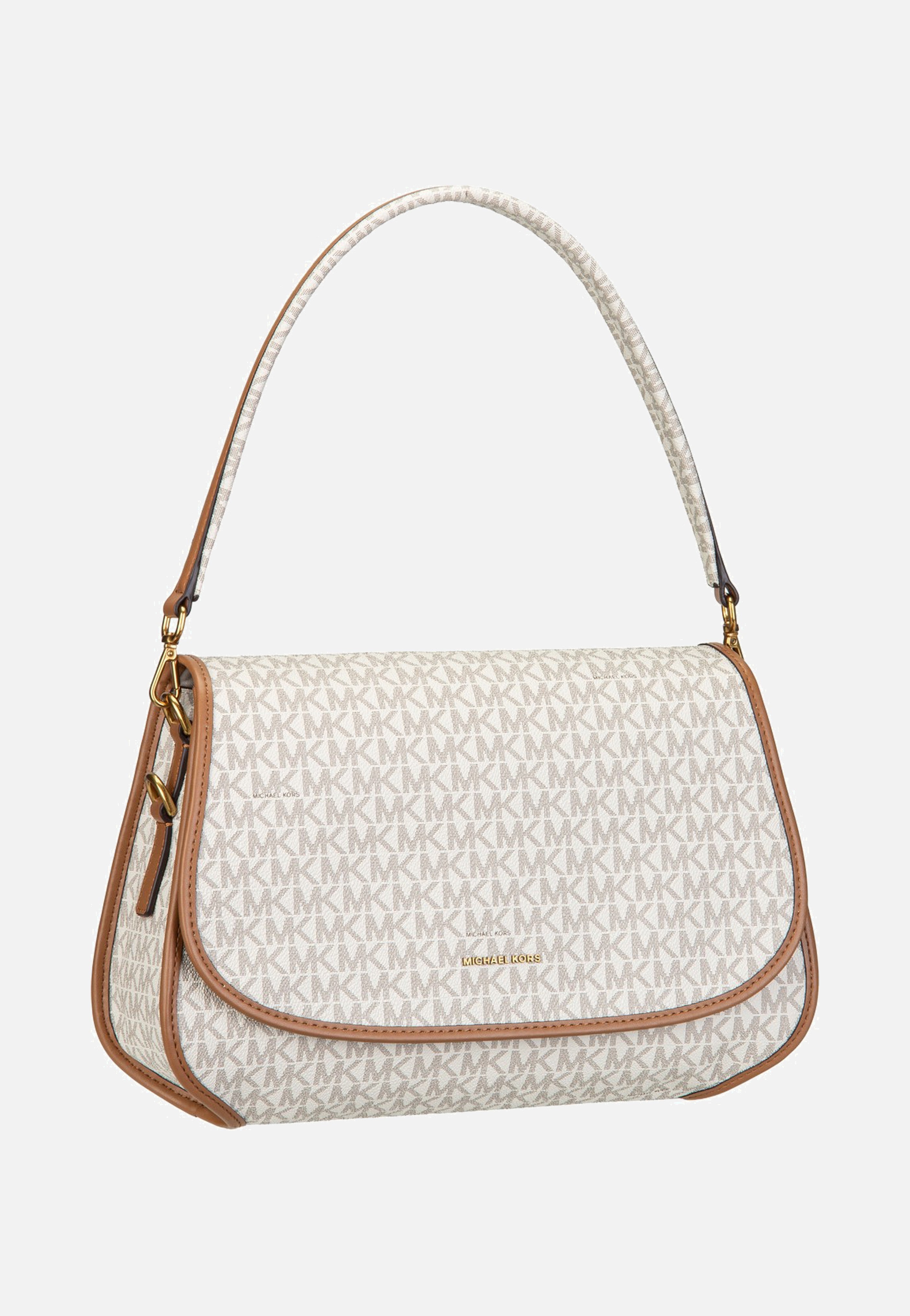 Michael Kors Holmes Medium Conv Msgr Vanilla/Acorn Messenger Bag