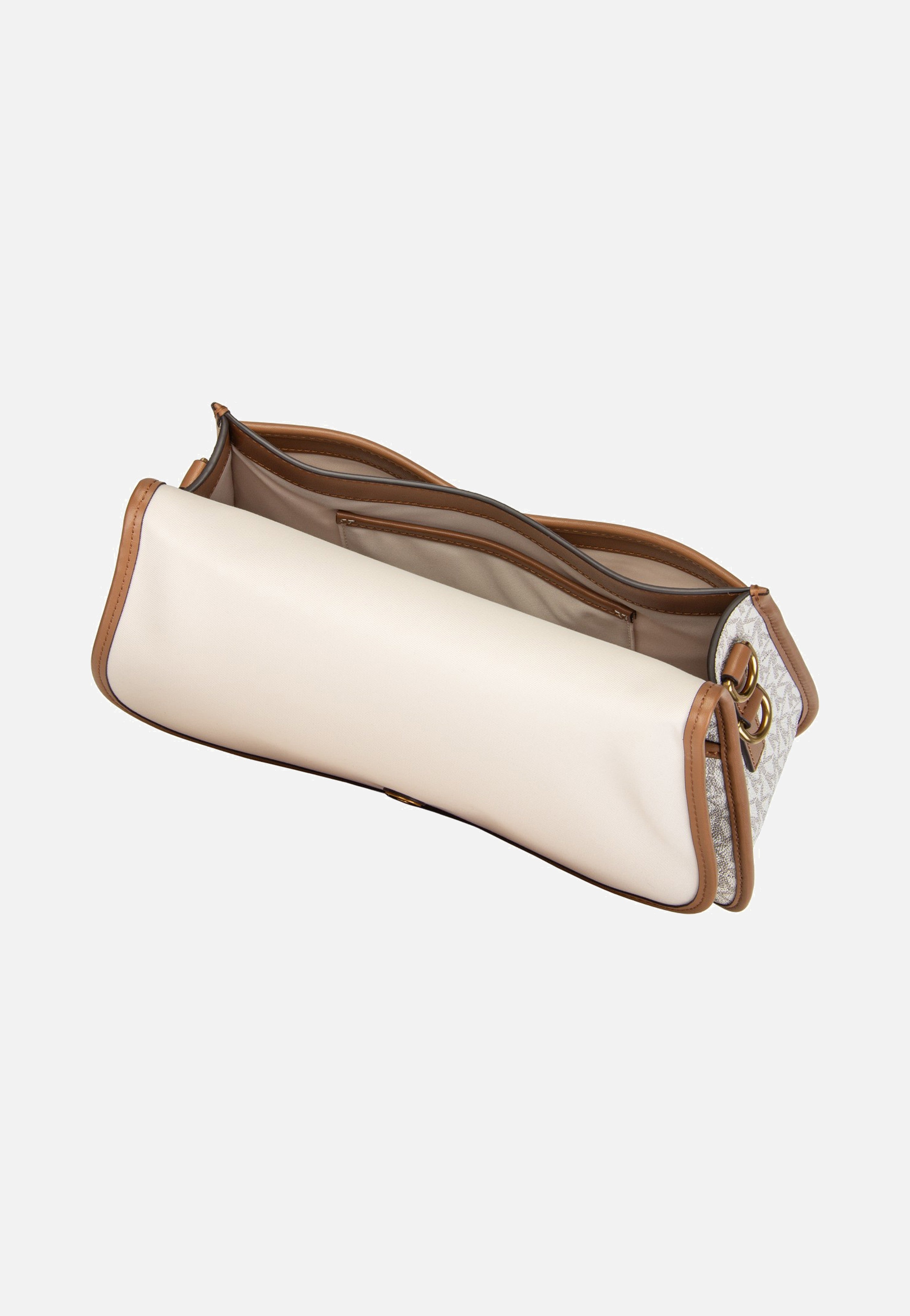 Michael Kors Holmes Medium Conv Msgr Vanilla/Acorn Messenger Bag