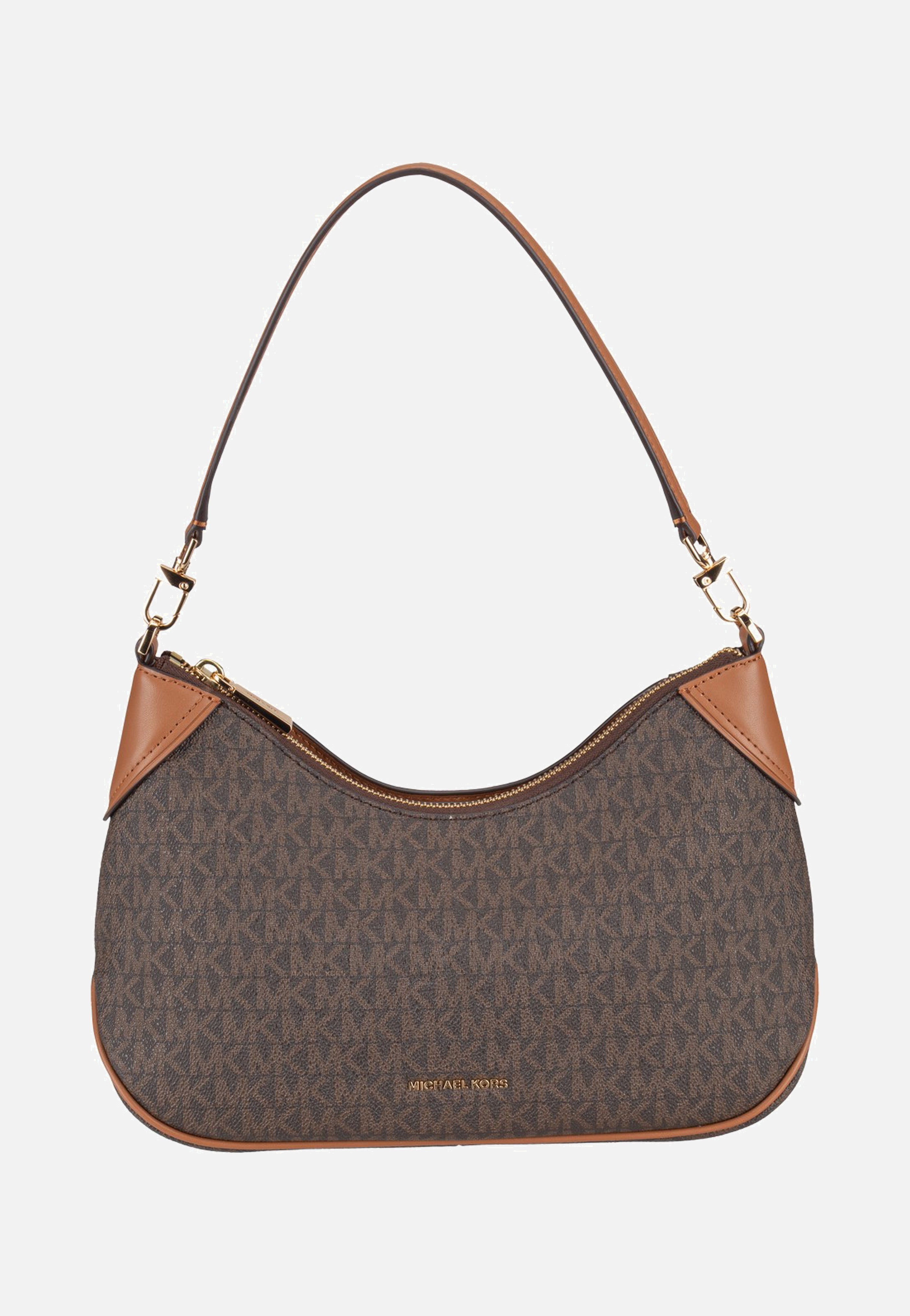Michael Kors Jet Set MD Conv Pouchette Xbody Brown/Acorn Schultertasche