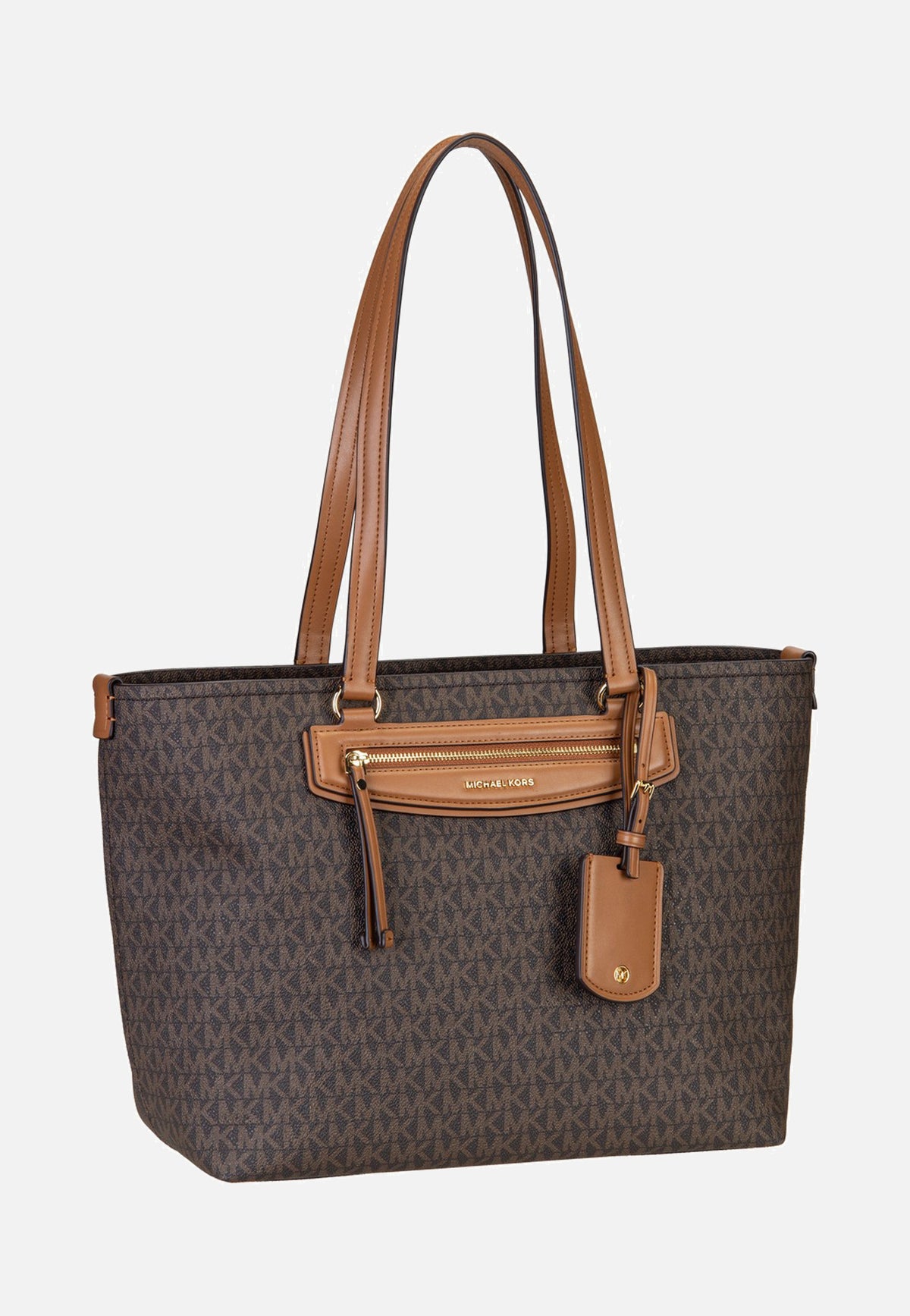 Michael Kors Jet Set Travel MD Ew Tz Tote Brown/Acorn Shopper