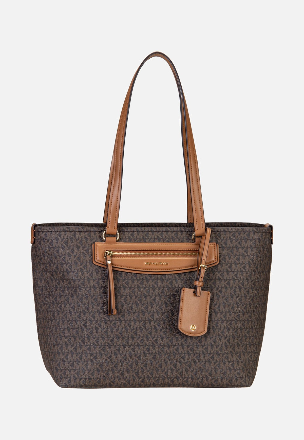 Michael Kors Jet Set Travel MD Ew Tz Tote Brown/Acorn Shopper