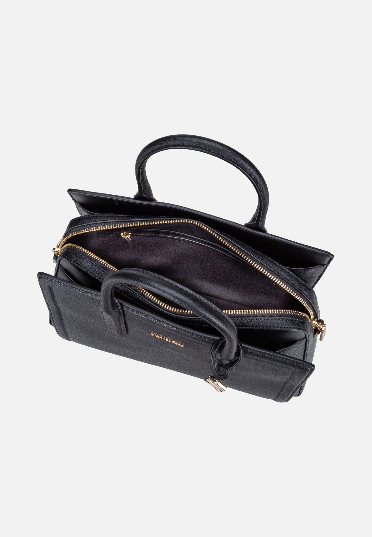 Michael Kors Laila MD Satchel Black Satchel