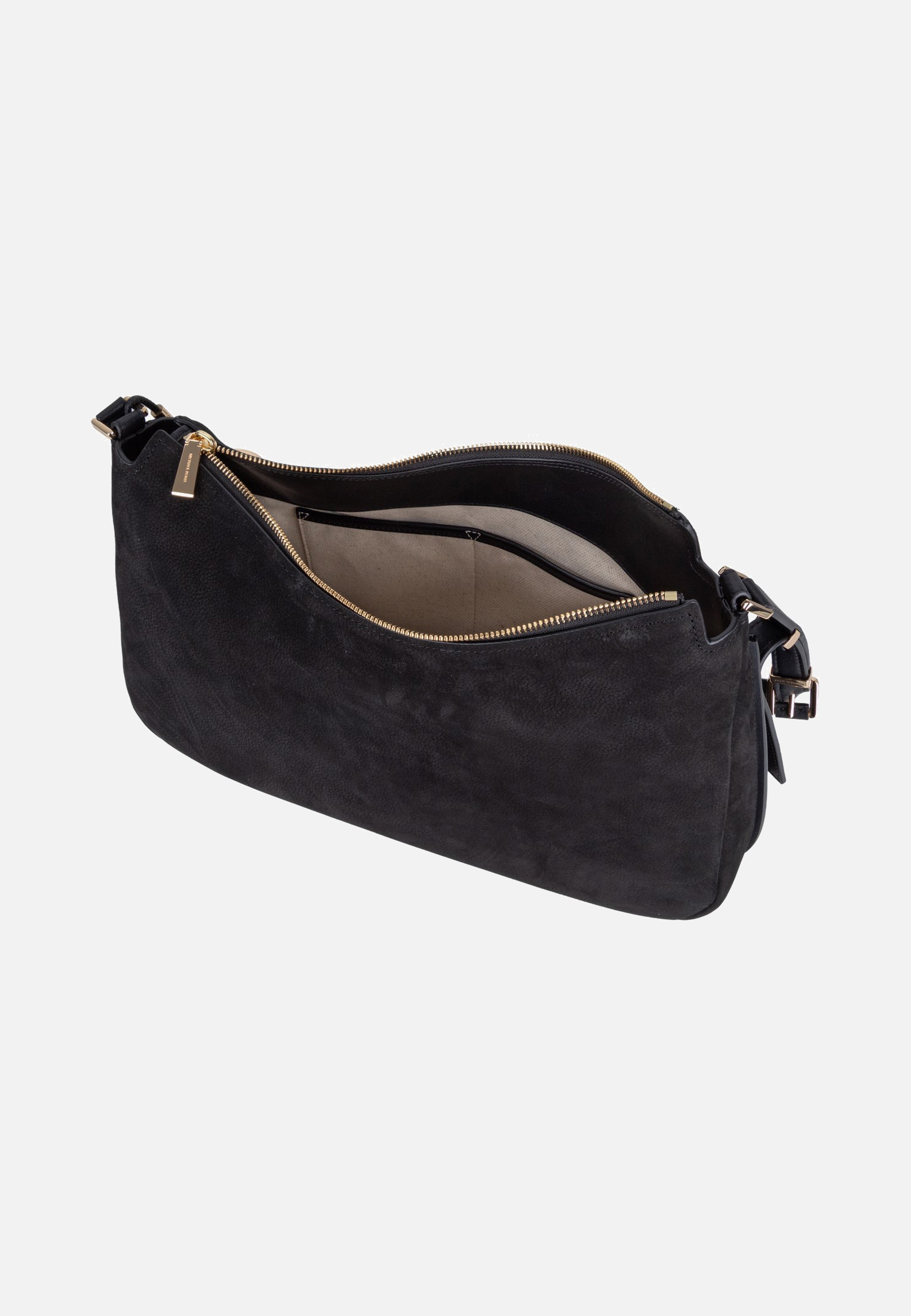 Michael Kors Nolita Medium Tz Conv Shldr Black Hobo Bag