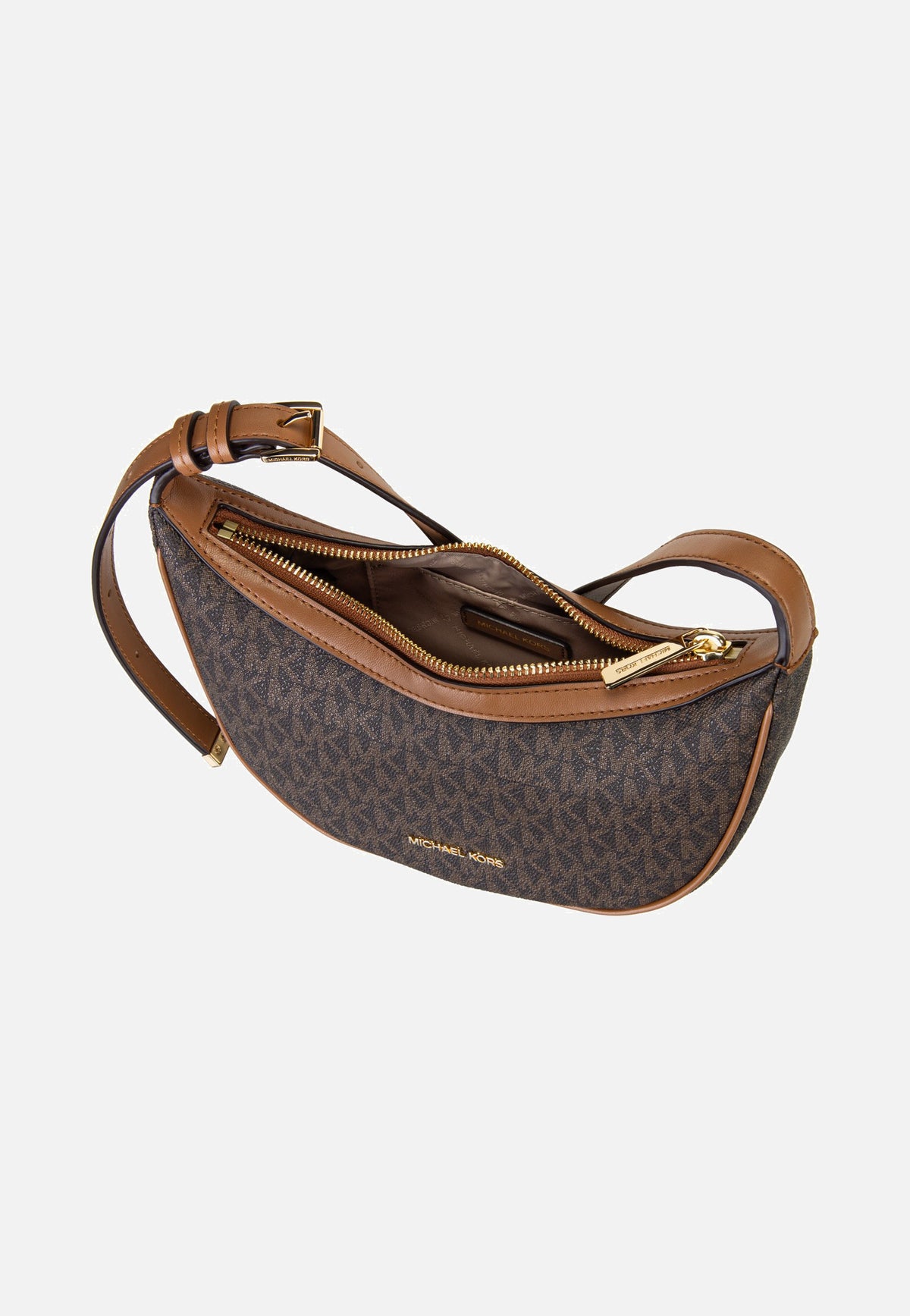 Michael Kors Skye MD Conv Sling Xbody Brown/Acorn Crossbody Bag