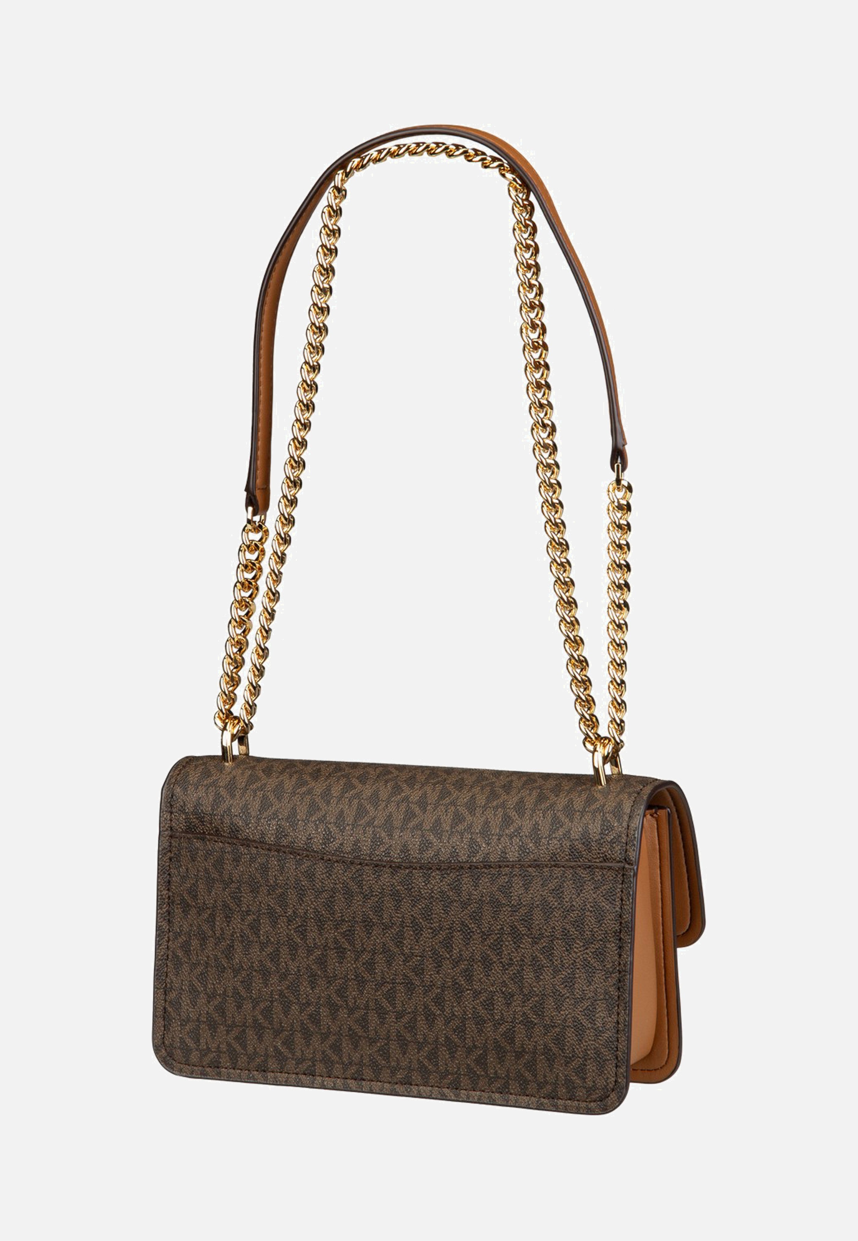 Michael Kors - Claire LG Shoulder MK Sig Brown/Acorn - Shoulder Bag | Women-Image