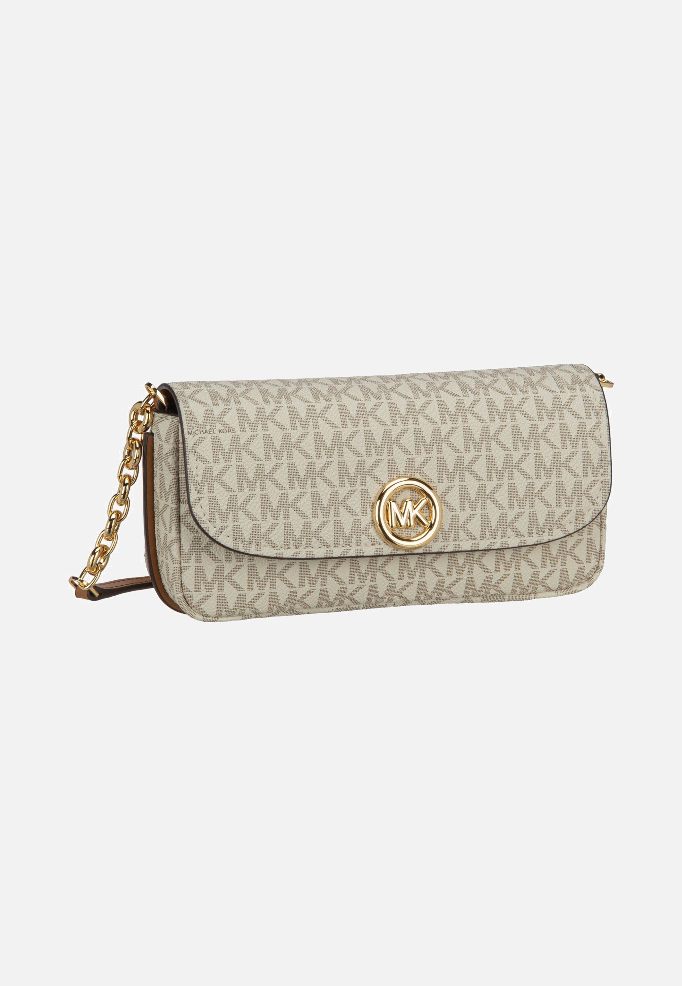 Michael Kors Nolita SM Flap Chain Xbody Vanilla/Acorn Umhängetasche