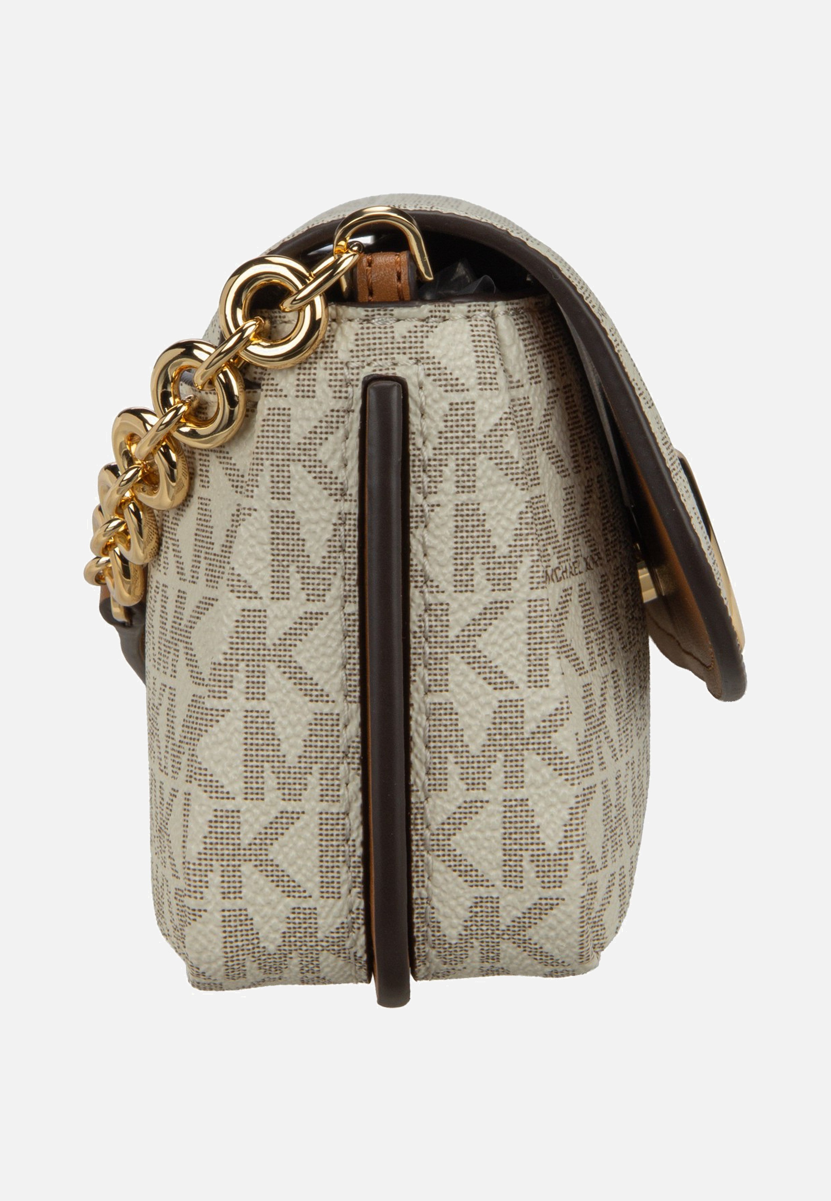 Michael Kors Nolita SM Flap Chain Xbody Vanilla/Acorn Umhängetasche