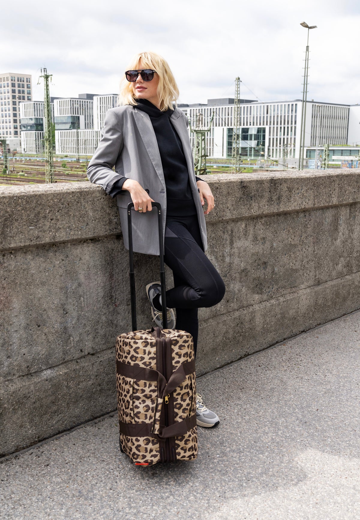reisenthel Allrounder Trolley Leo Macchiato Reisetasche mit Rollen