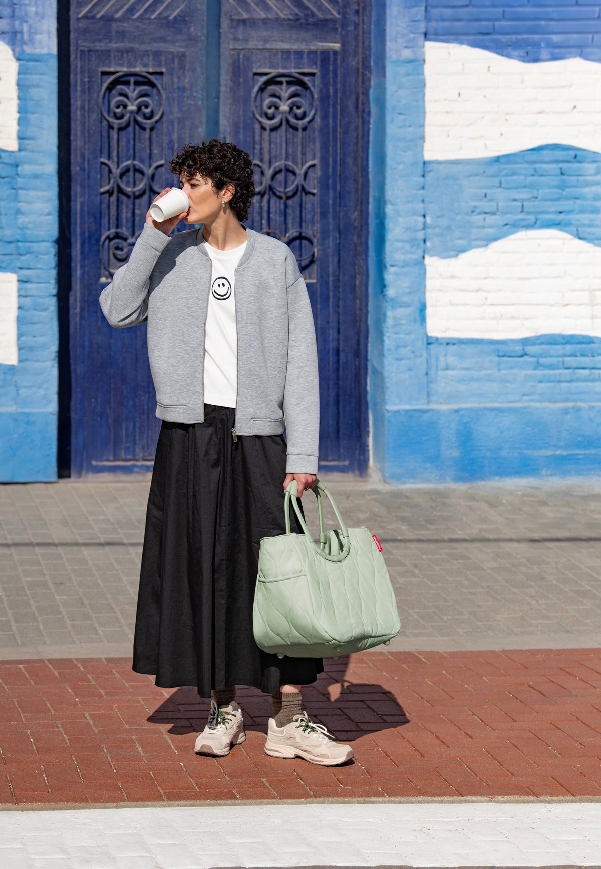 reisenthel Loopshopper L Puffer Iced Matcha Einkaufskorb