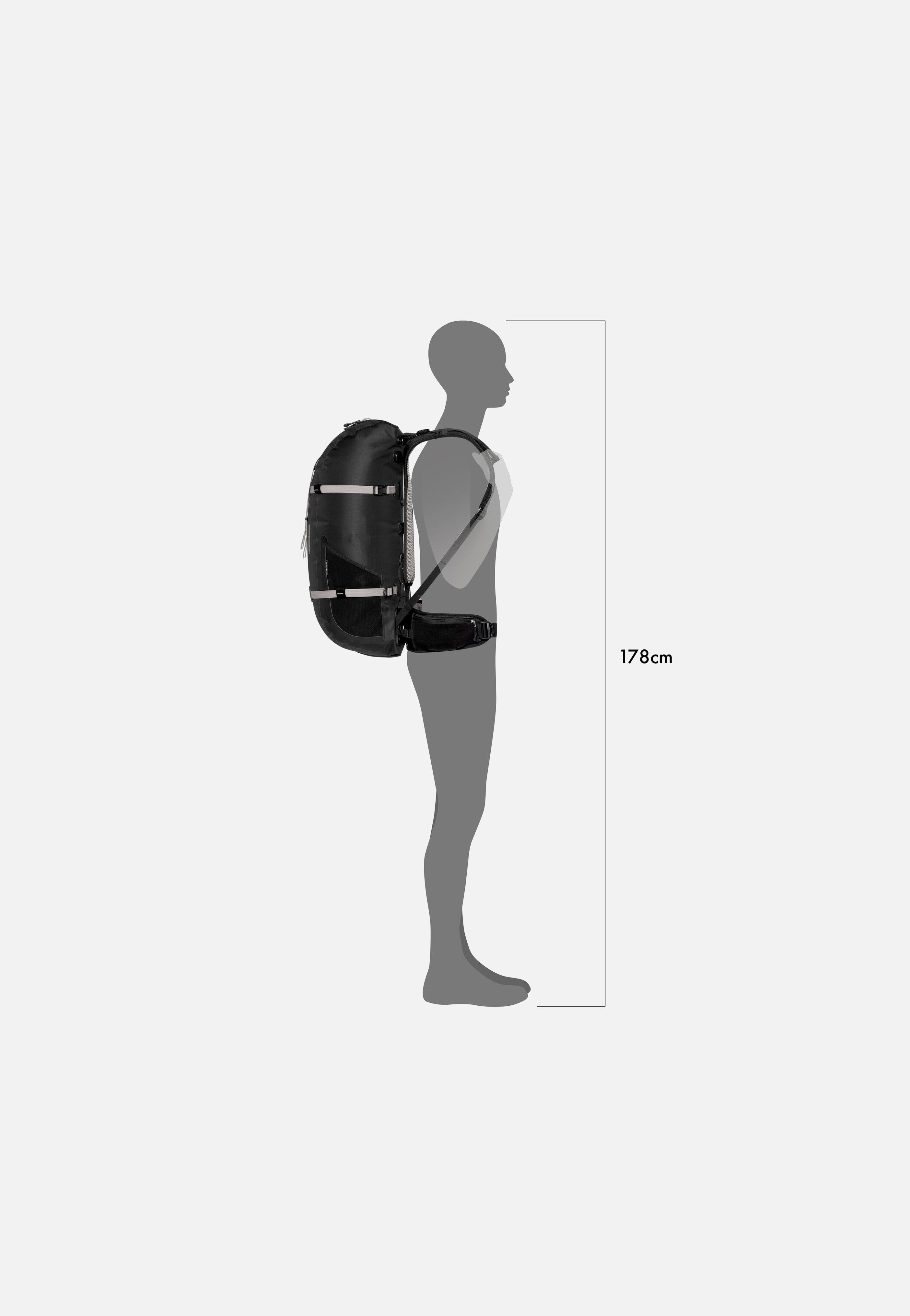 ORTLIEB - Atrack 35L Schwarz - Travel Backpack | Neutral-Image