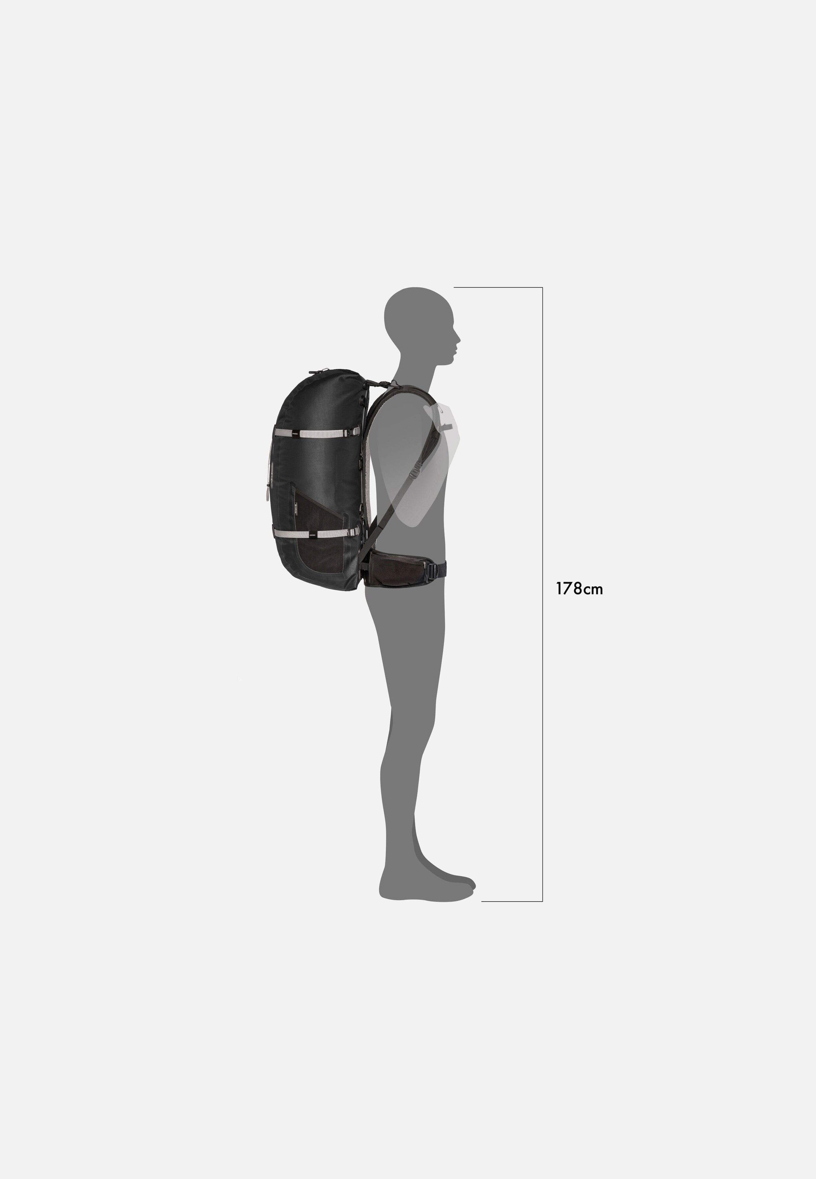 ORTLIEB - Atrack 45L Schwarz - Travel Backpack | Neutral-Image