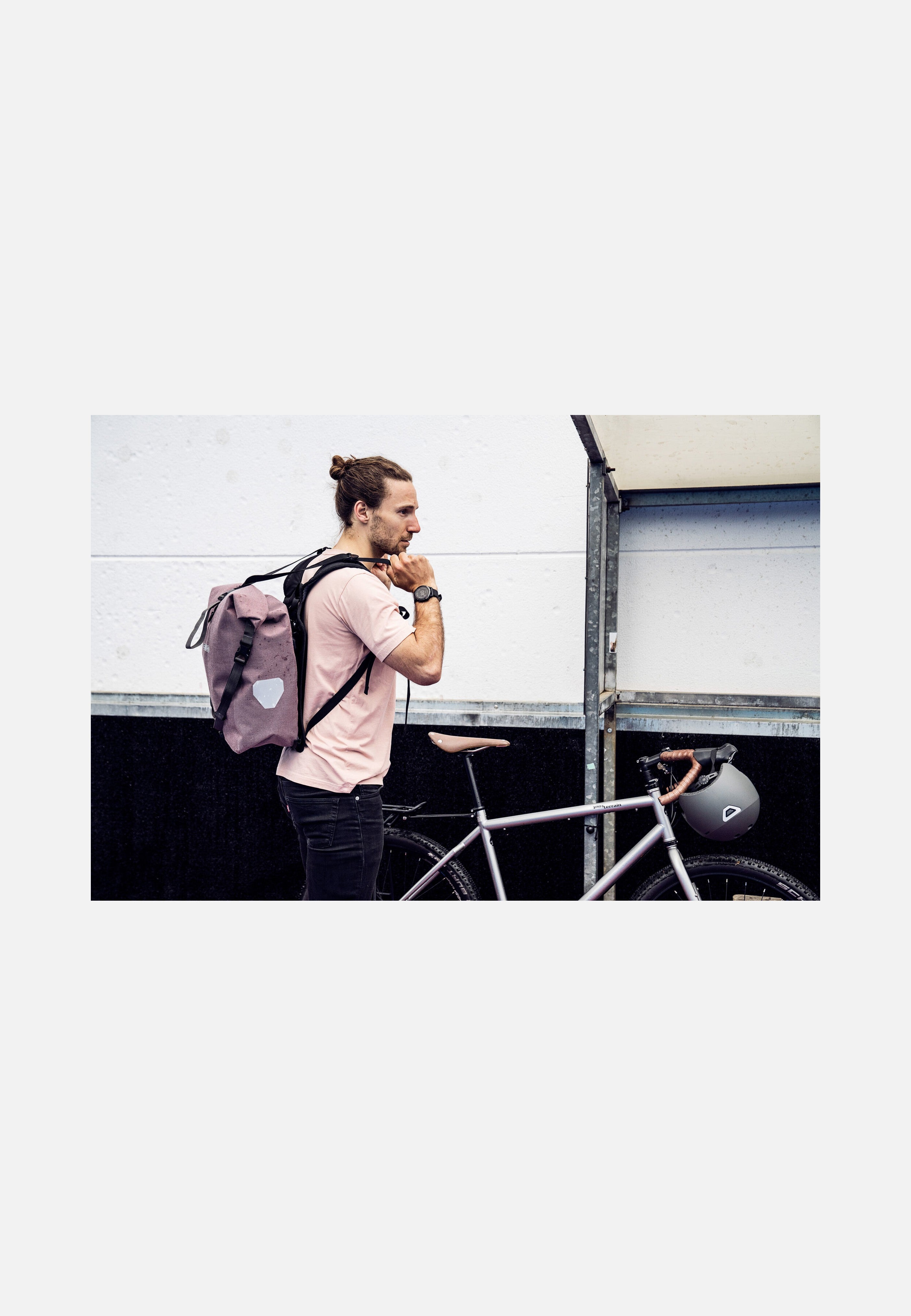 ortlieb fahrradtasche rose ORTLIEB Back-Roller Urban Single QL2.1 Ash Rose - Fahrradtasche