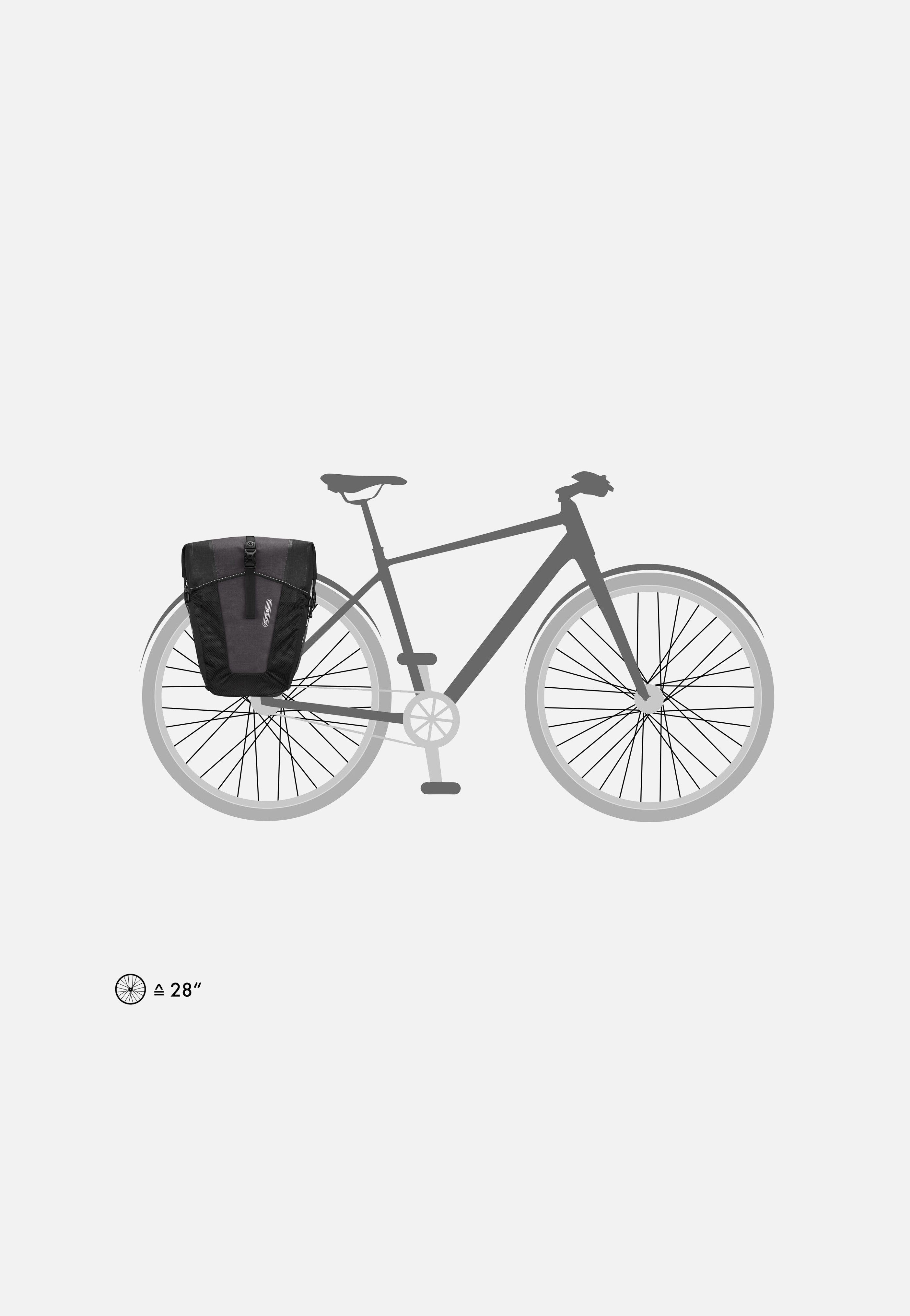 ORTLIEB - Back-Roller XL Plus Graphit Schwarz - Bike Bag | Neutral-Image