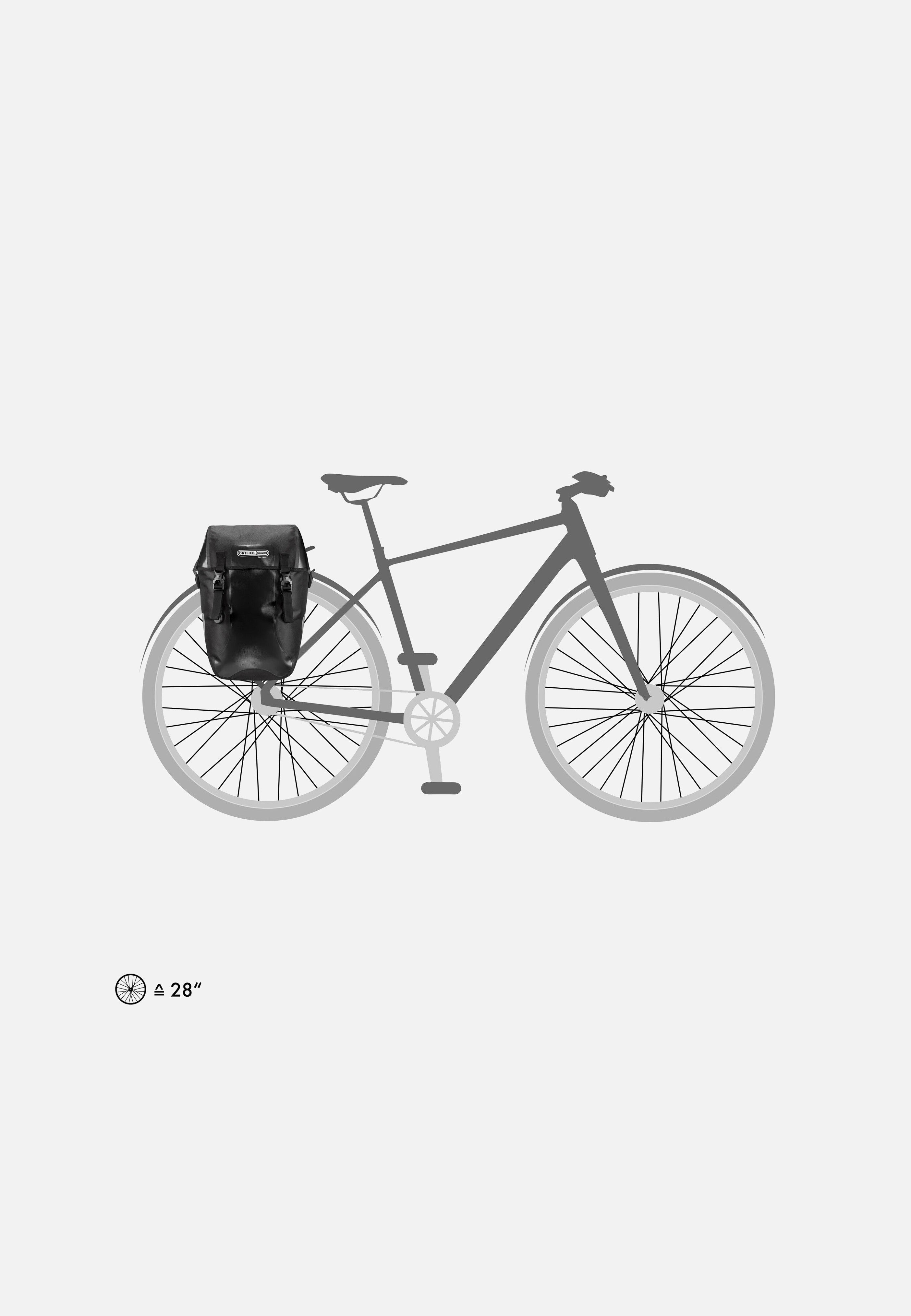 ORTLIEB Bike-Packer Schwarz Fahrradtasche