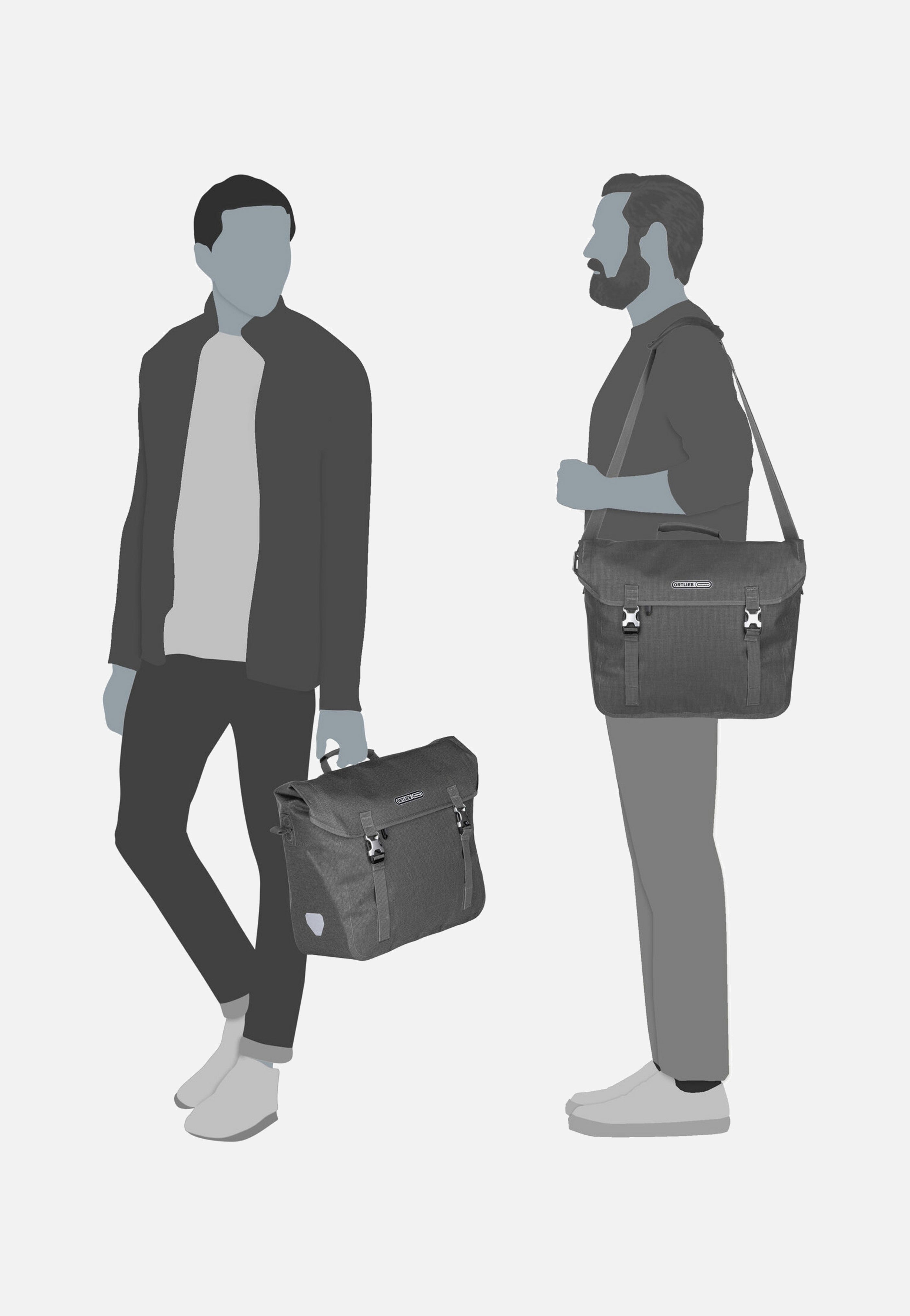 ORTLIEB - Commuter-Bag Urban QL3.1 Pepper - Bike Bag | Neutral-Image