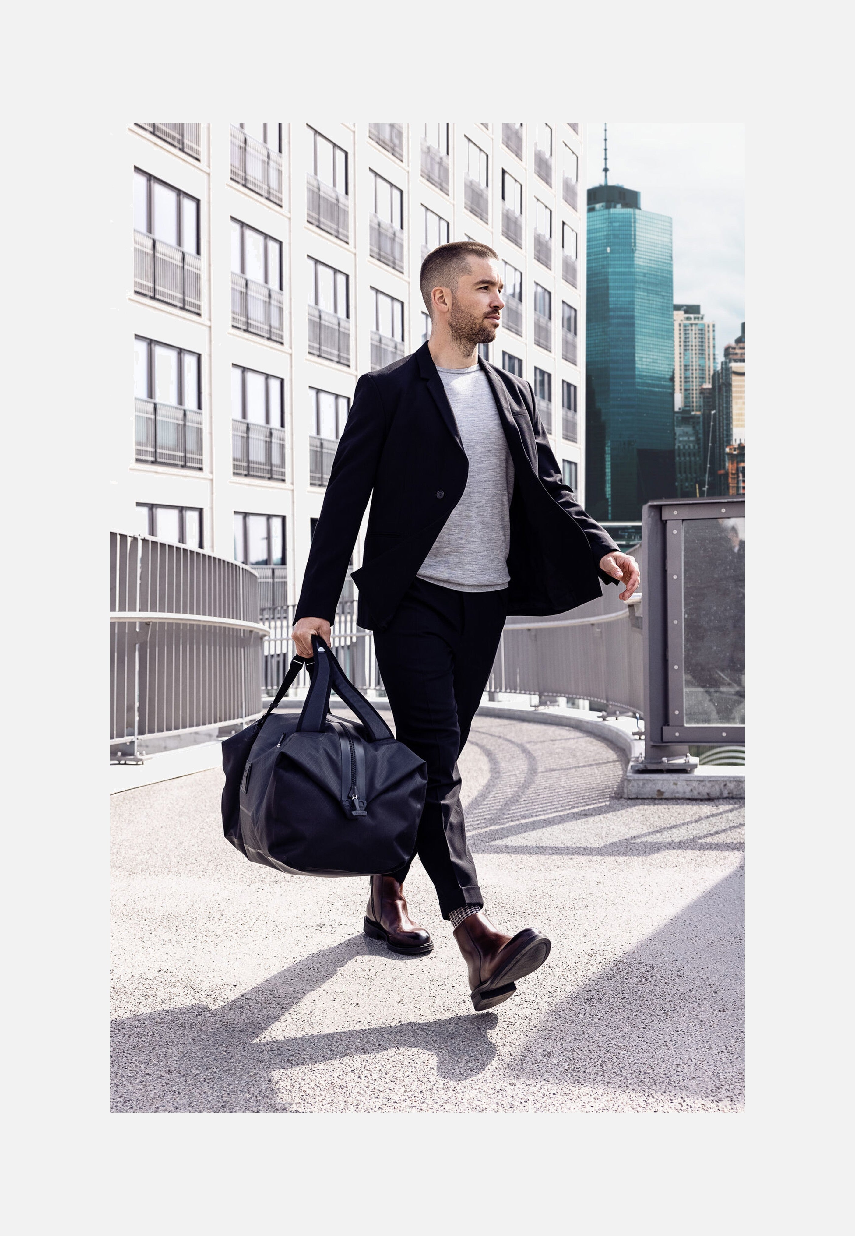 ORTLIEB - Duffle Metrosphere 60L Black Embossed - Dufflebag | Neutral-Image