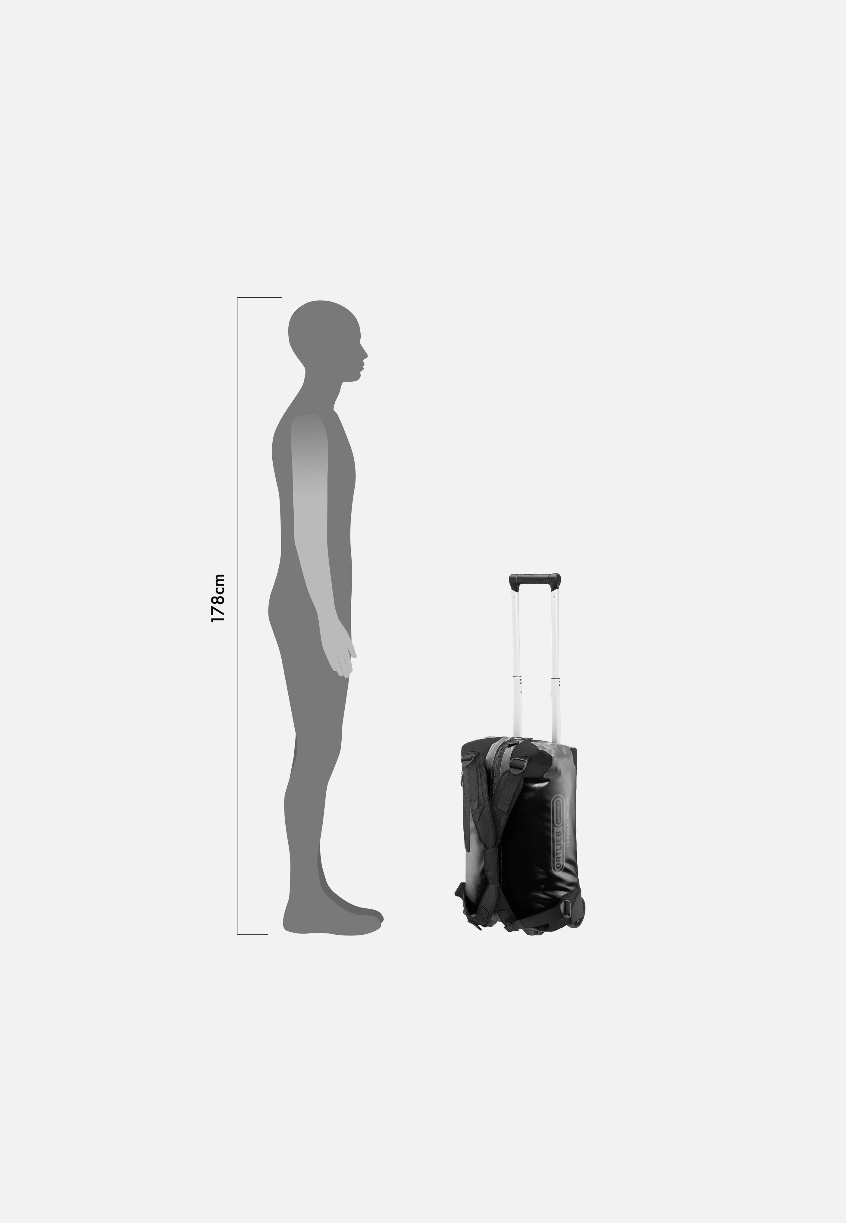 ORTLIEB - Duffle RG 34L Schwarz - Travel Bag | Neutral-Image