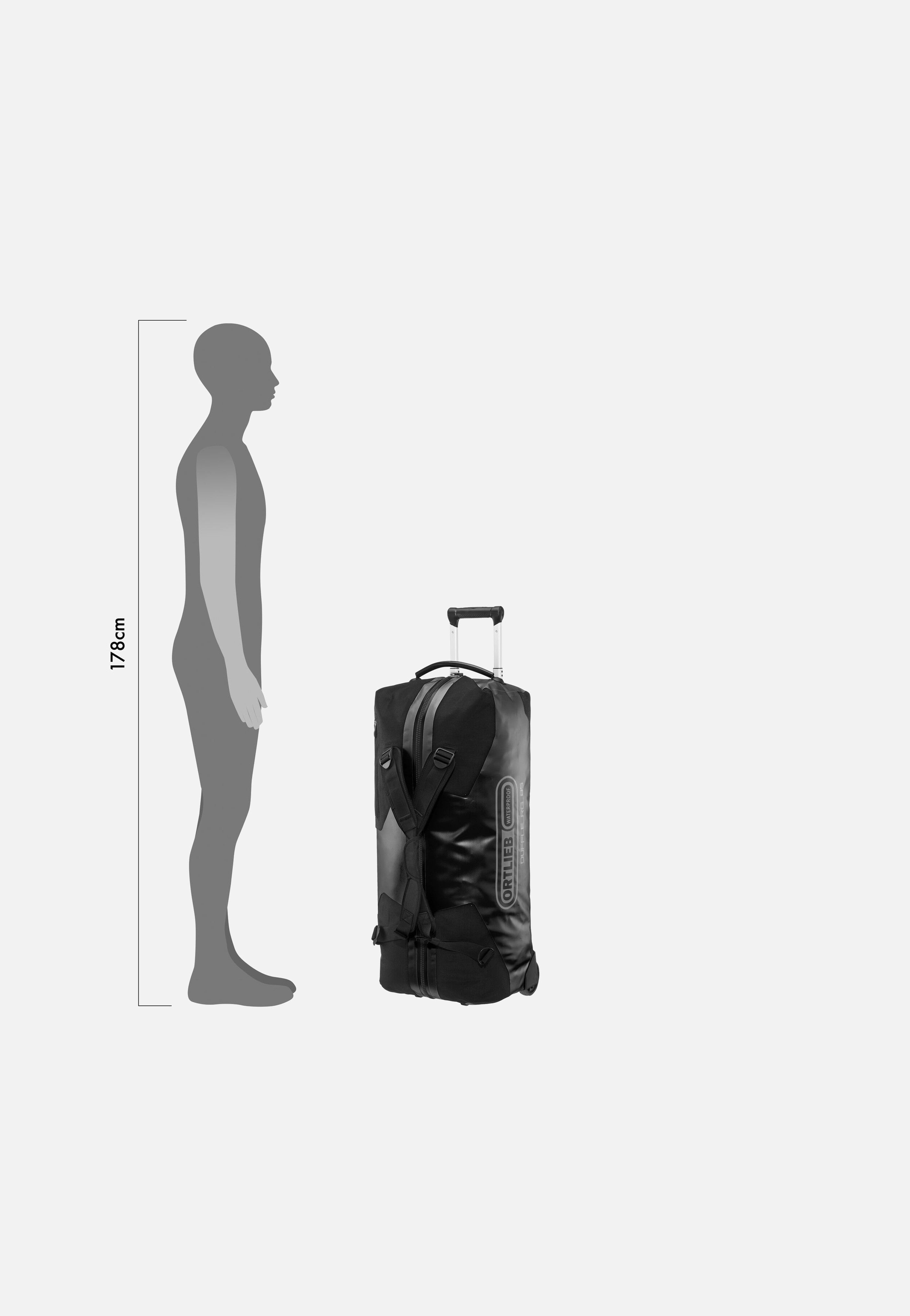 ORTLIEB - Duffle RG 85L Schwarz - Travel Bag | Neutral-Image