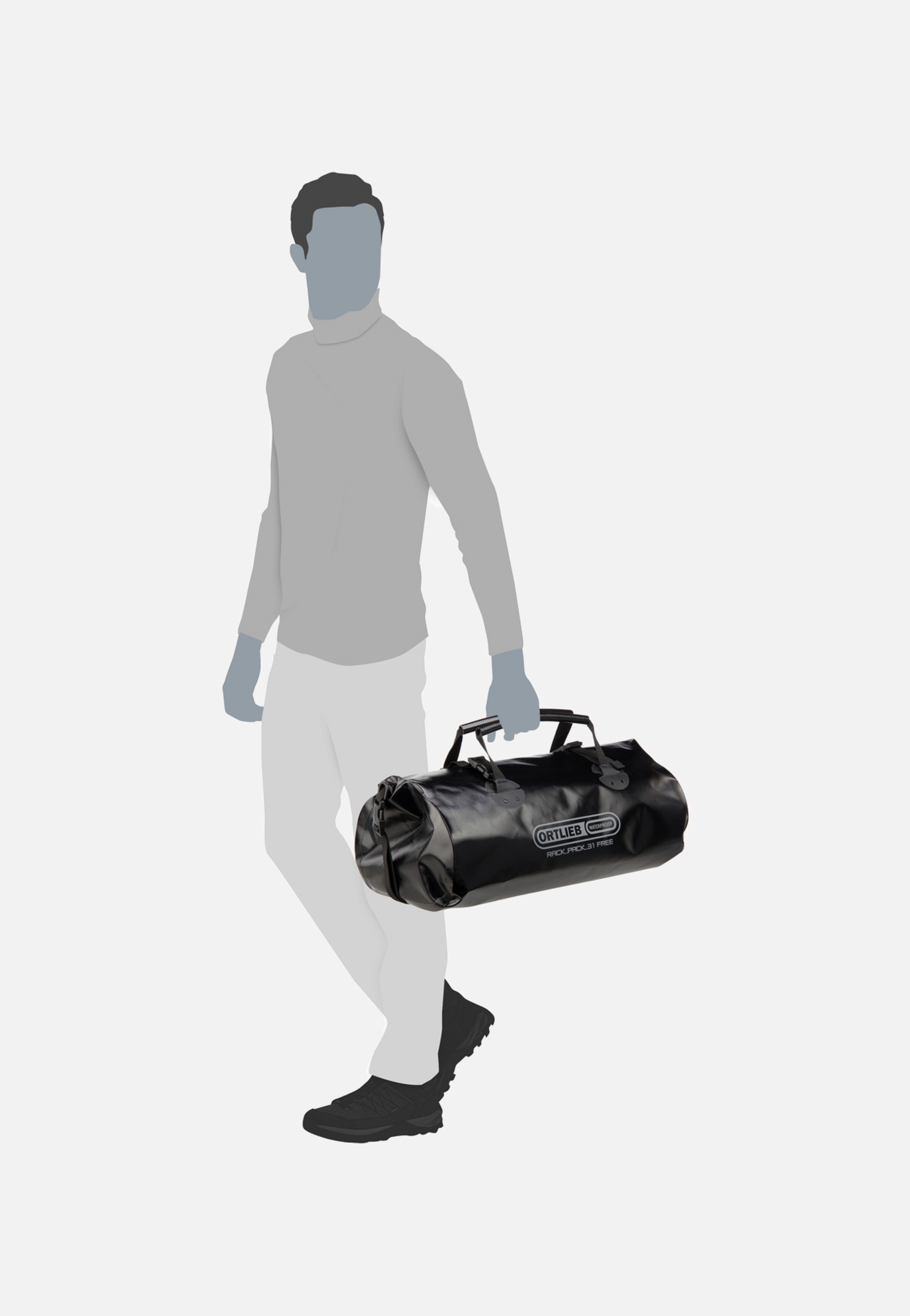 ORTLIEB - Rack-Pack Free Schwarz - Dufflebag | Neutral-Image