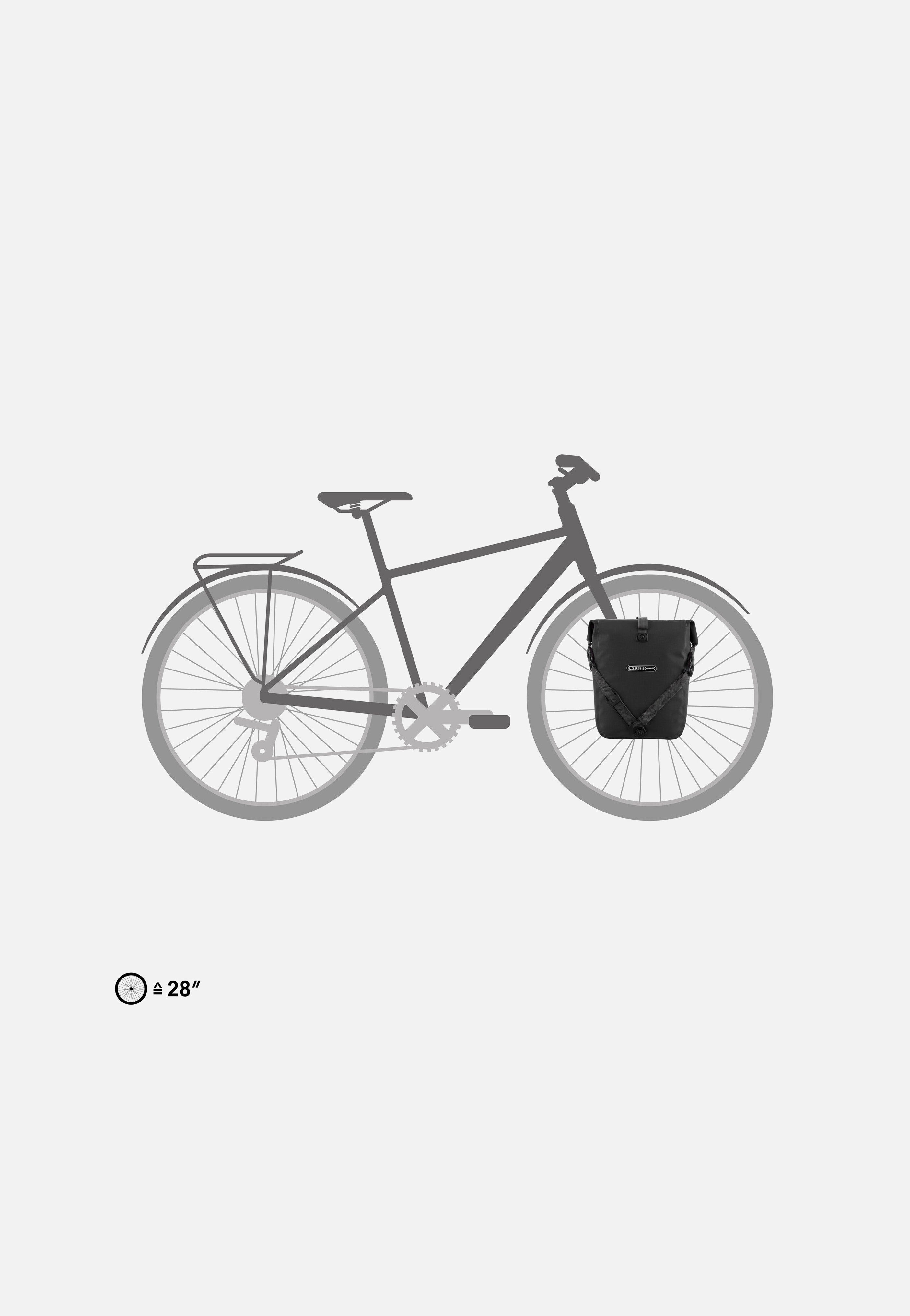 ORTLIEB - Sport-Roller Plus Single Granit Schwarz - Bike Bag | Neutral-Image