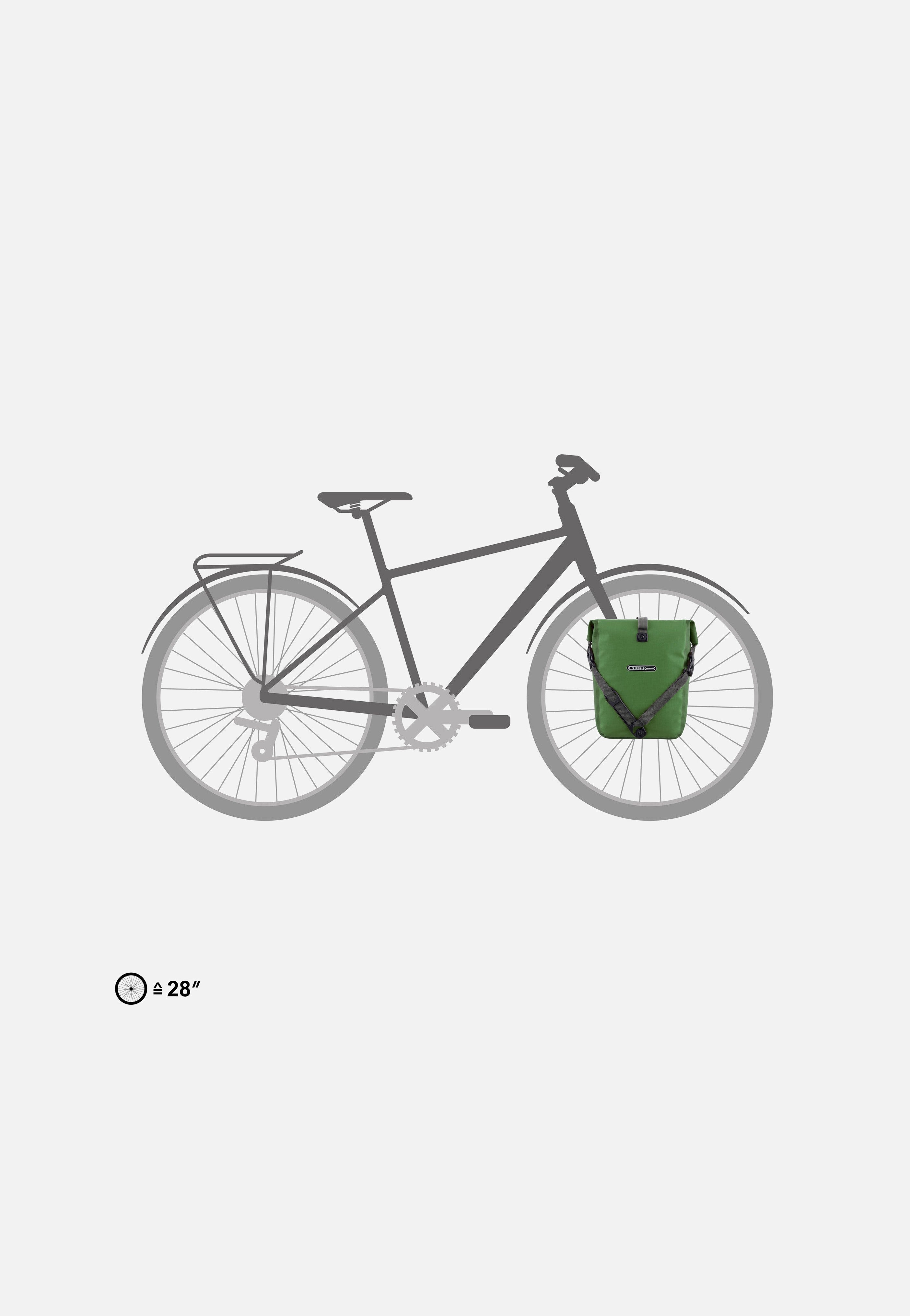 ORTLIEB - Sport-Roller Plus Single Kiwi Moss Green - Bike Bag | Neutral-Image