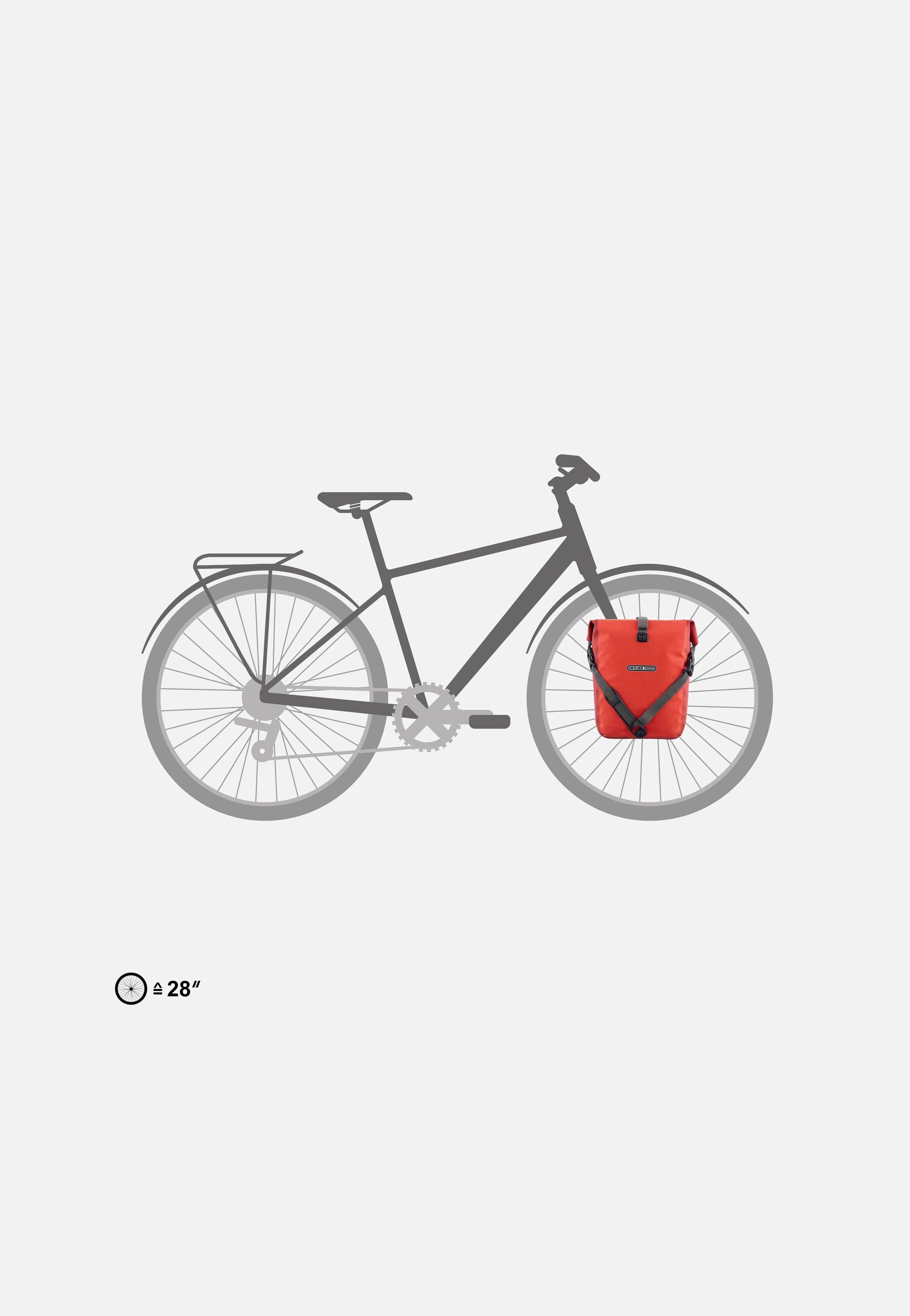 ORTLIEB - Sport-Roller Plus Single Salsa Dark Chili - Bike Bag | Neutral-Image