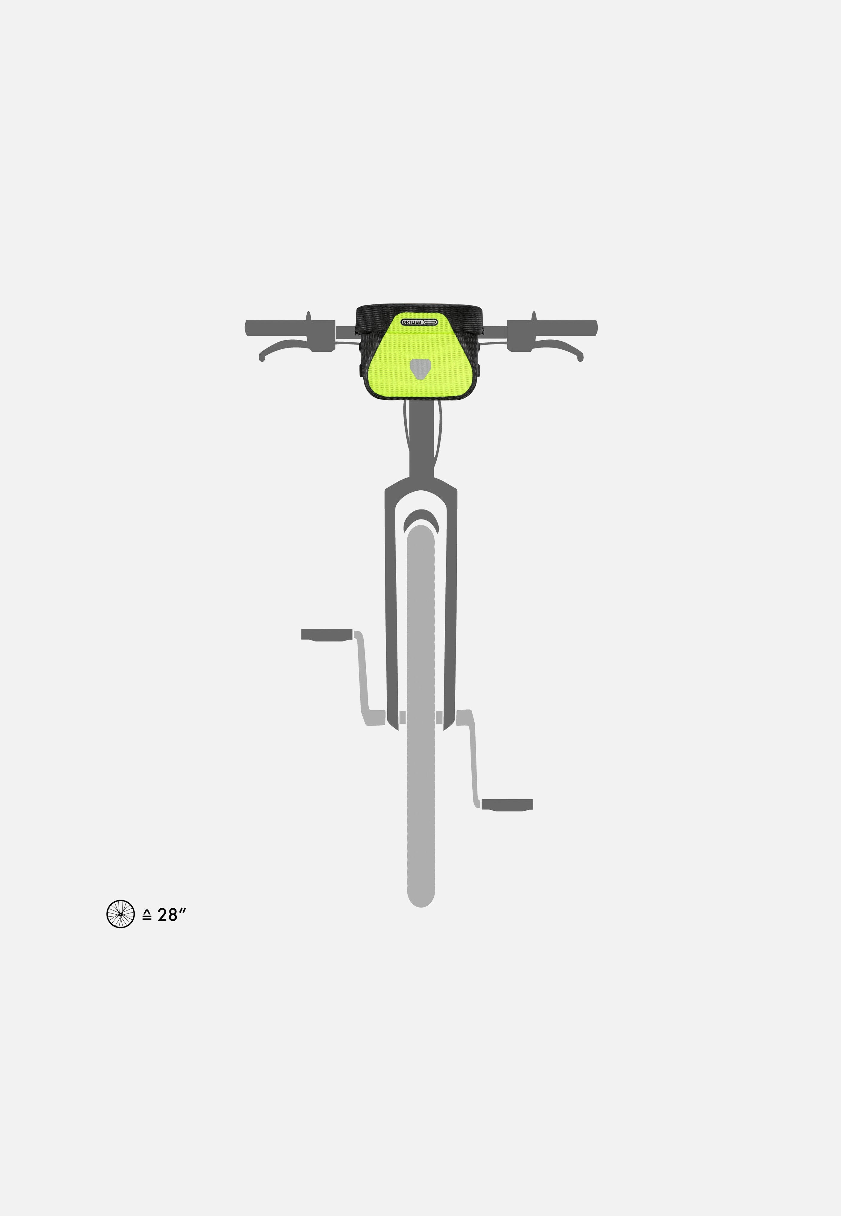 ORTLIEB - Ulitmate High-Visibility 6,5L Neongelb Schwarz Reflex - Handlebar Bag | Neutral-Image