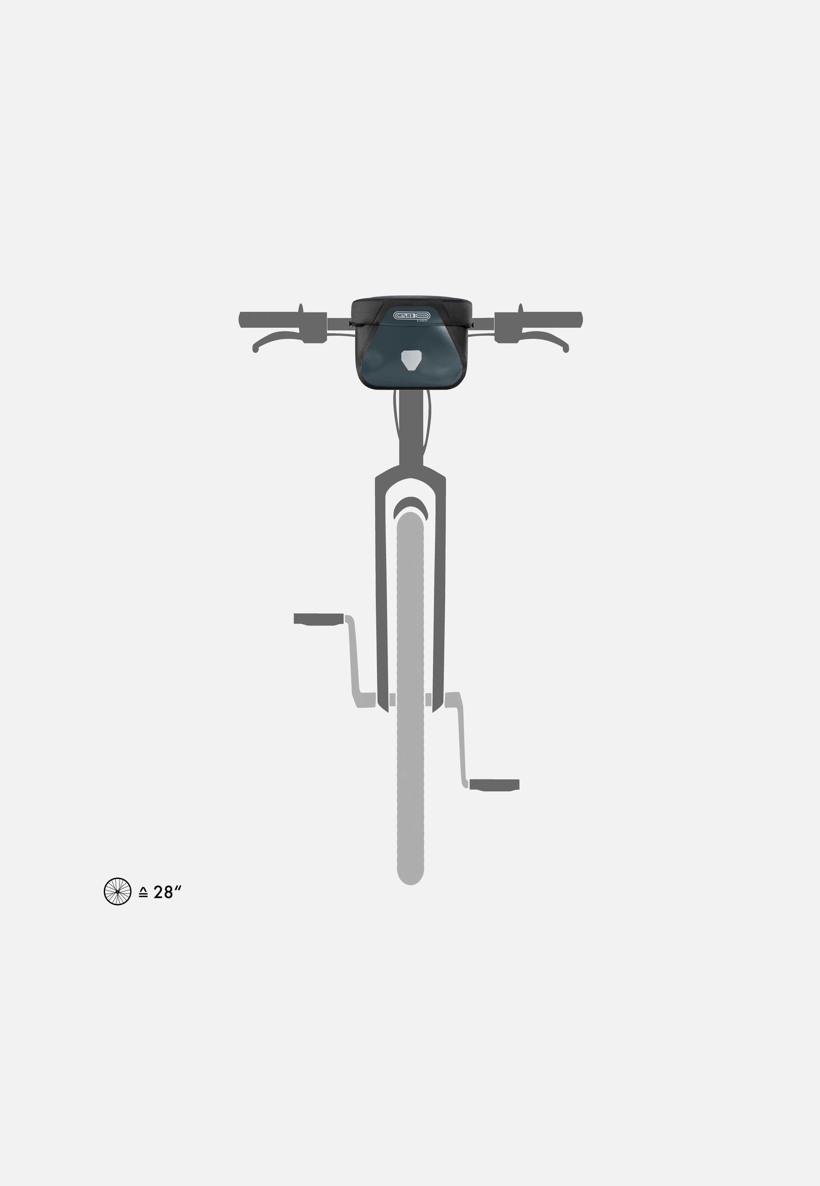 ORTLIEB - Ultimate 6,5L Asphalt Schwarz - Handlebar Bag | Neutral-Image