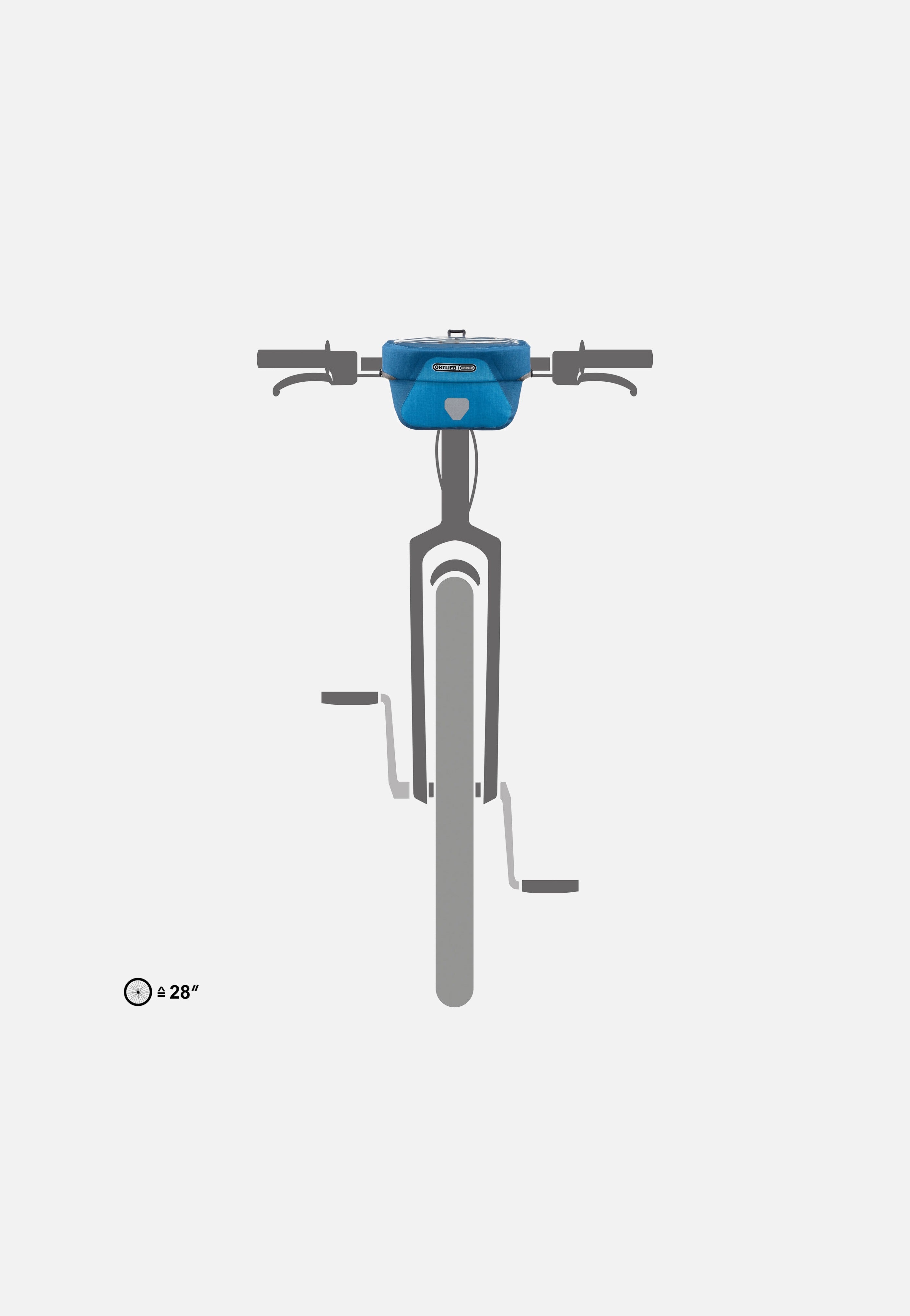 ORTLIEB - Ultimate Plus 5L Dusk Blue-Denim - Handlebar Bag | Neutral-Image