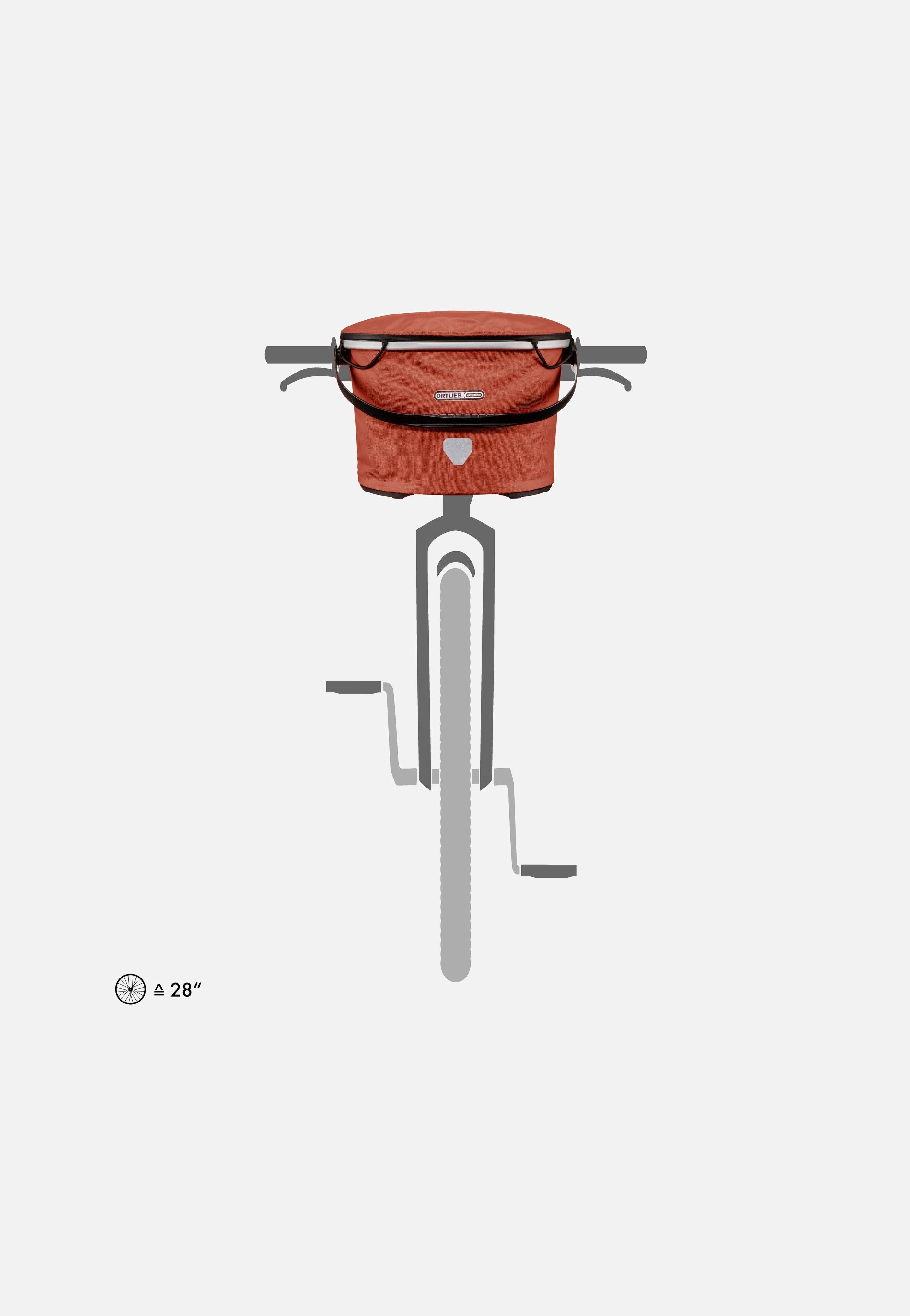 ORTLIEB - Up-Town Rooibos - Bike Basket | Neutral-Image