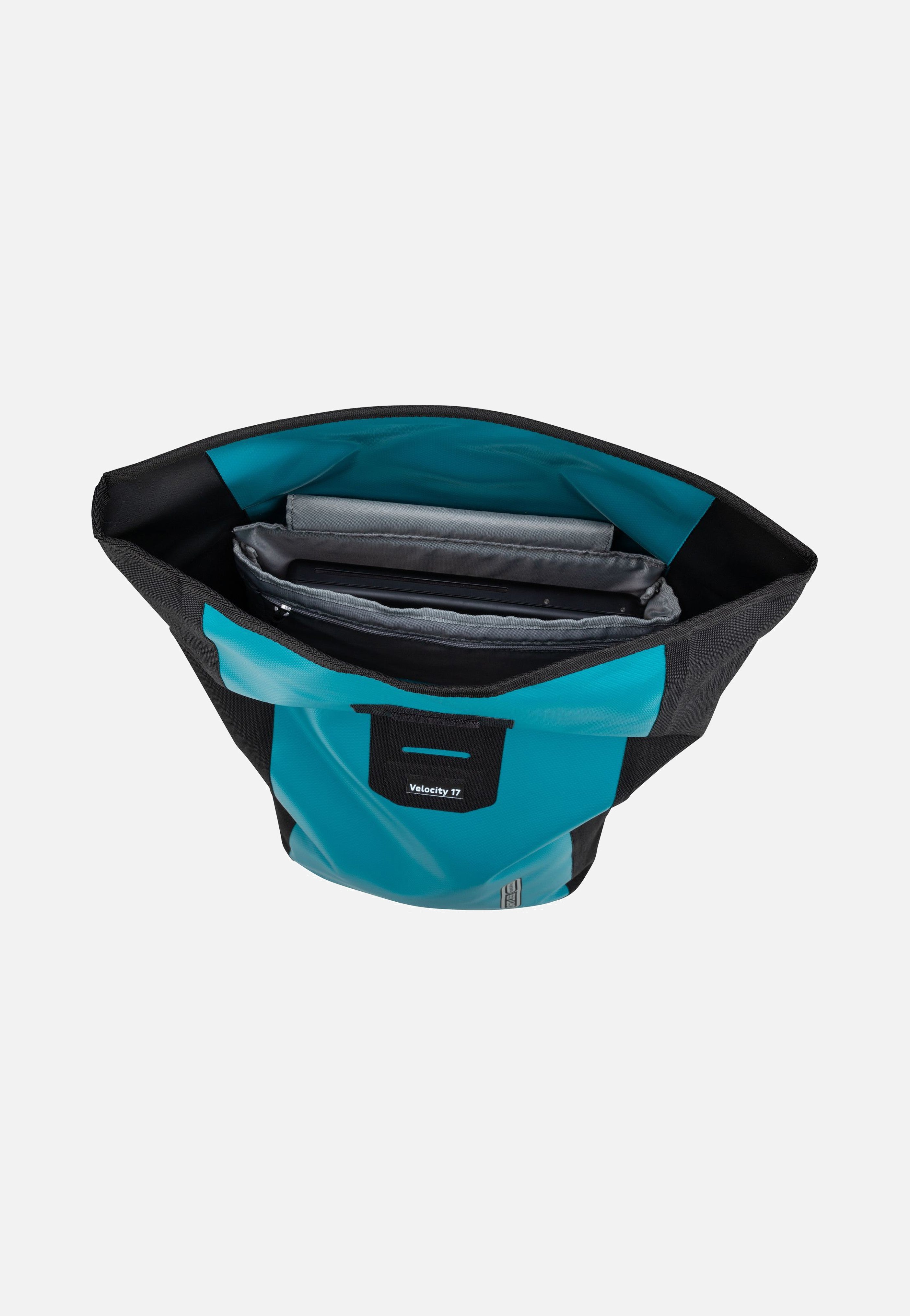 ORTLIEB - Velocity 17L Petrol-Black - Rolltop Backpack | Neutral-Image