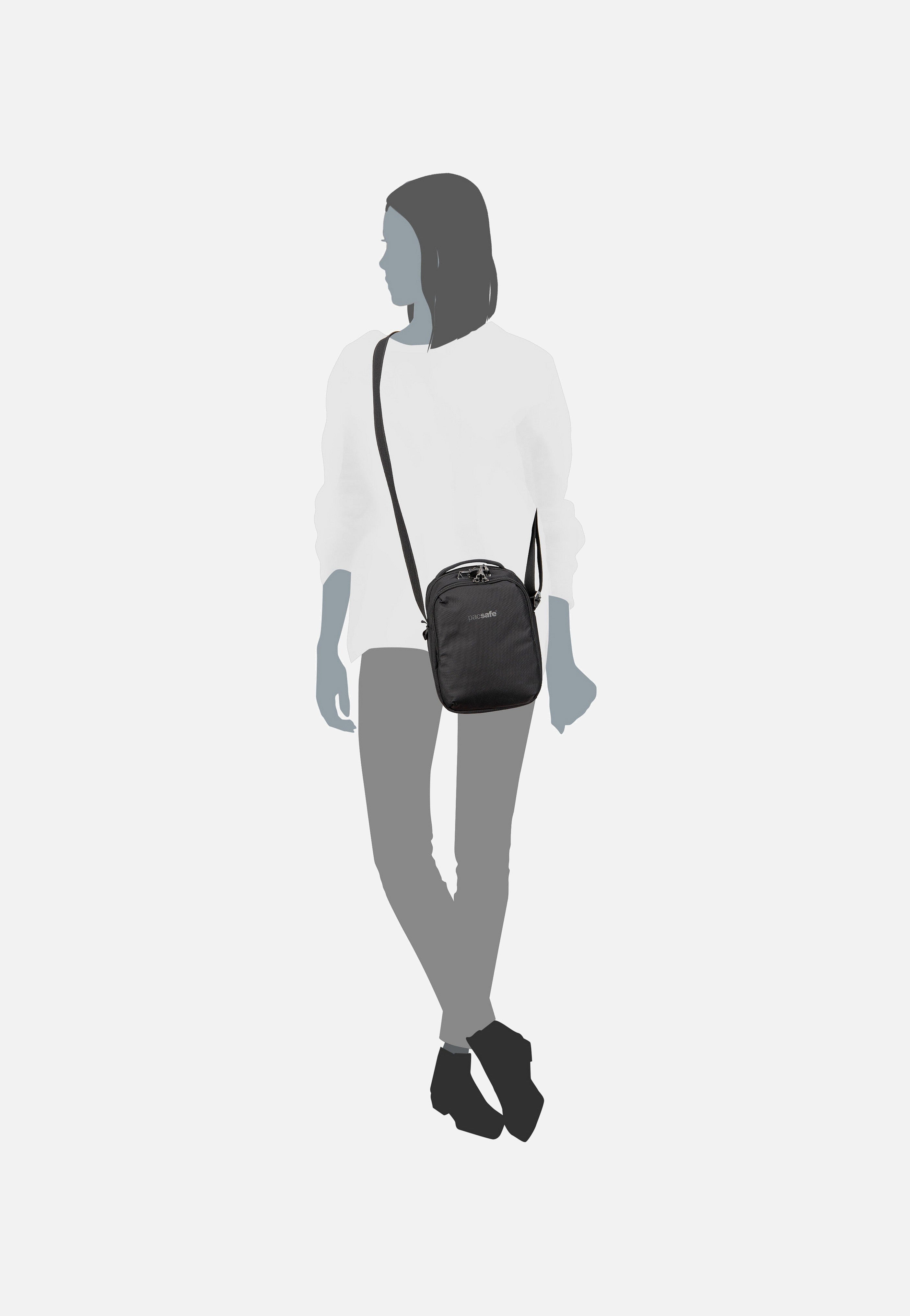 Pacsafe - V Companion CB Jet Black - Crossbody Bag | Neutral-Image