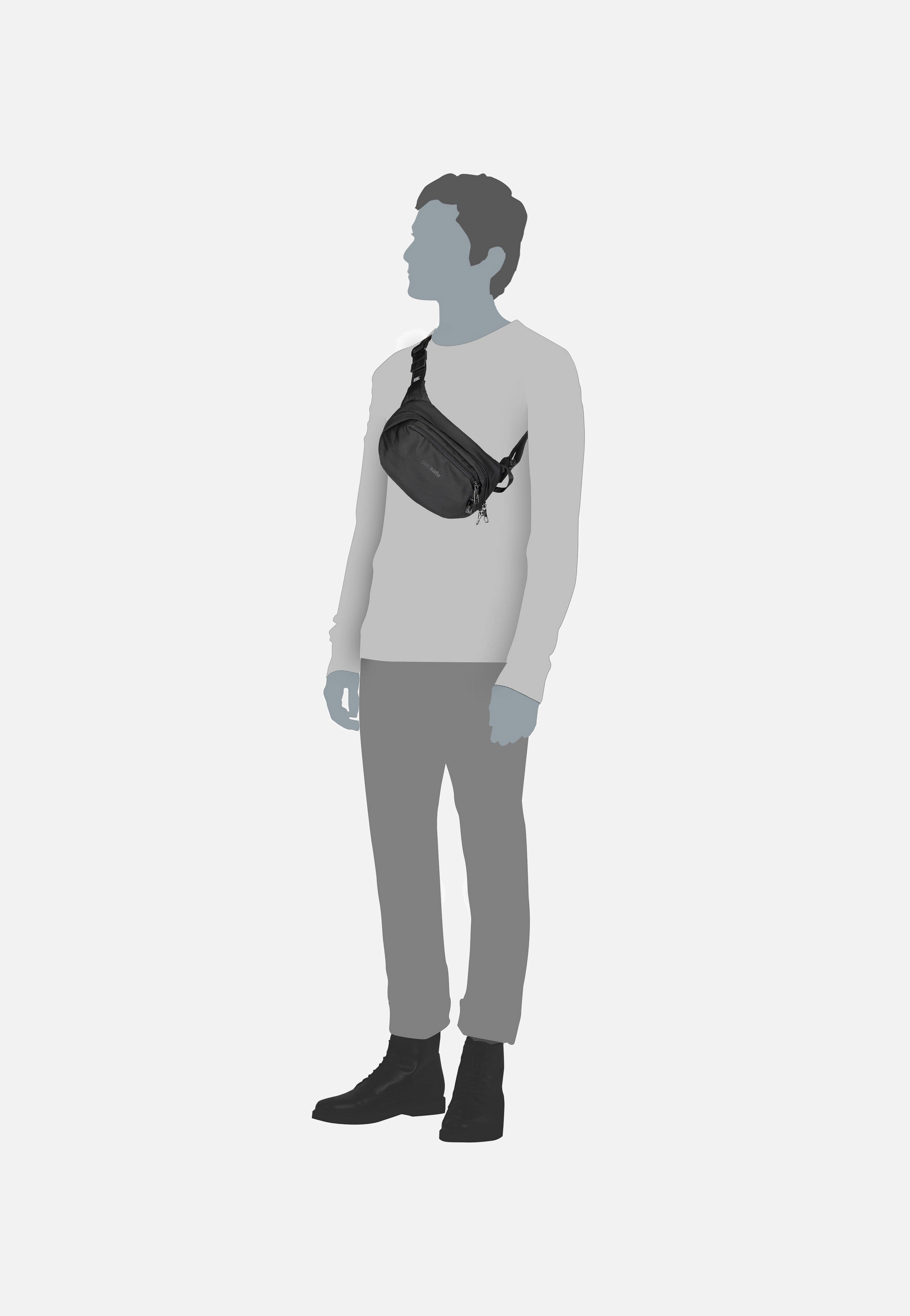 Pacsafe - V Hip Pack Black - Bag | Neutral-Image