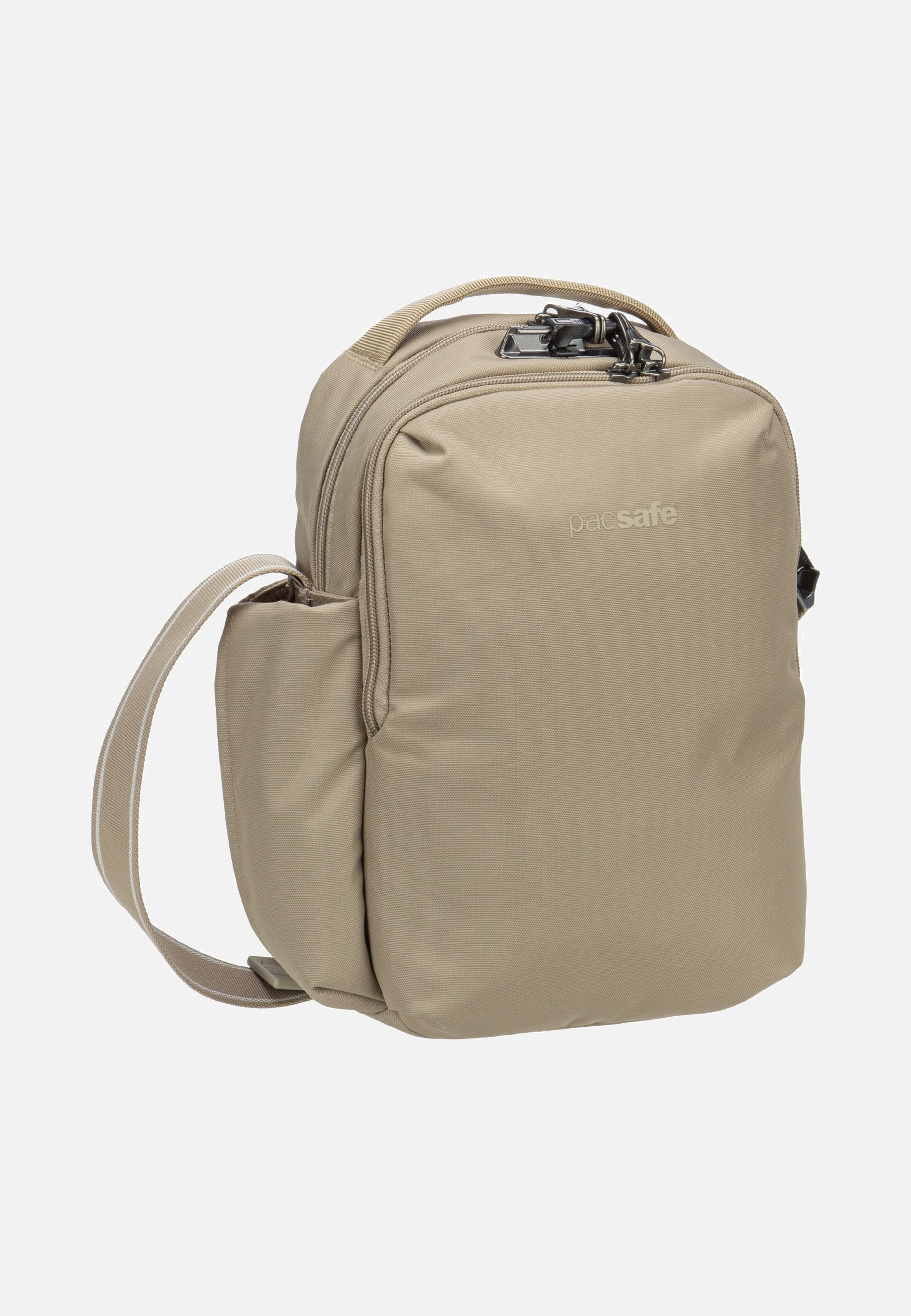 Pacsafe V Tour Beige Umhängetasche
