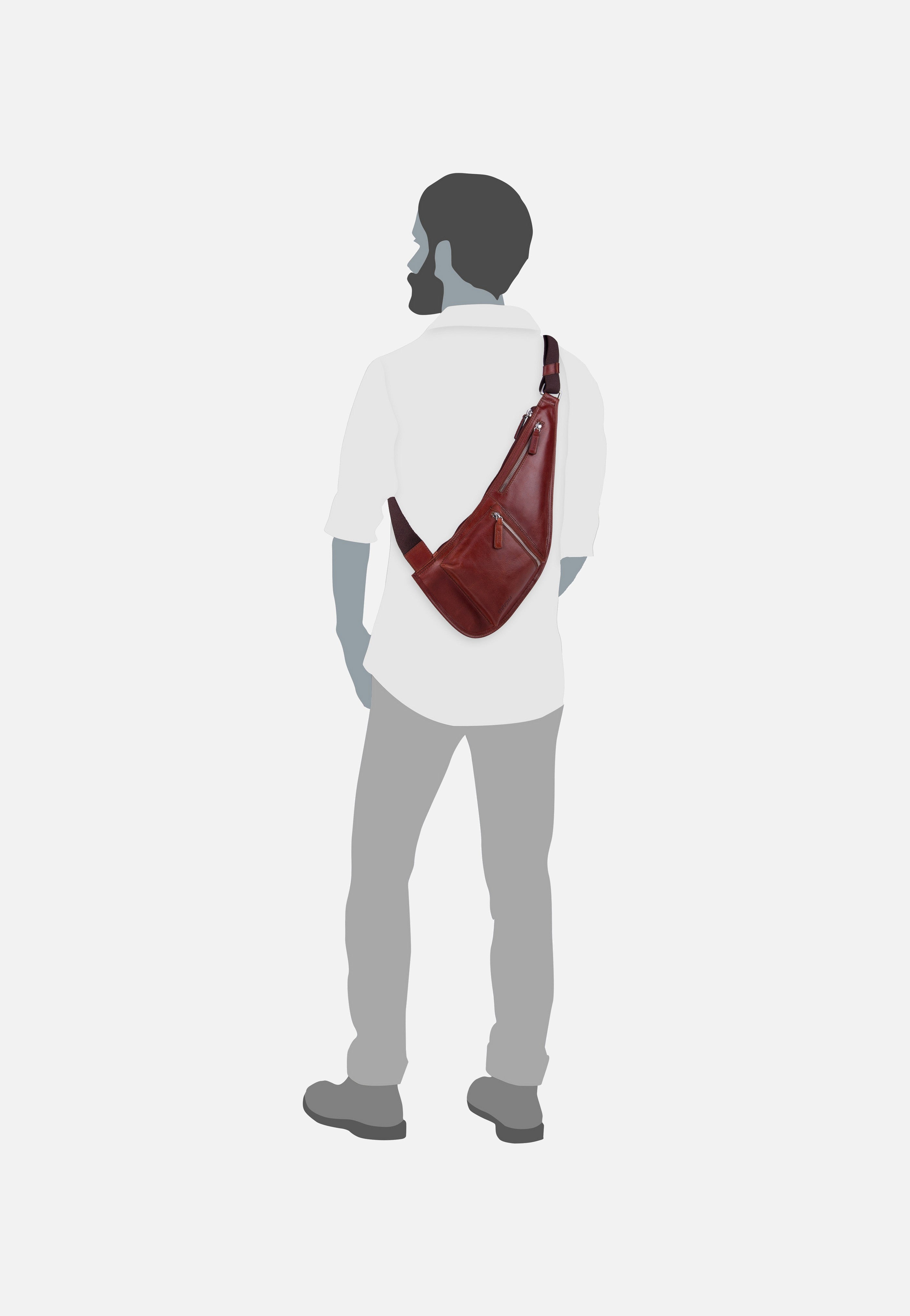 Picard - Buddy 4503 Cognac - Sling Bag | Men-Image