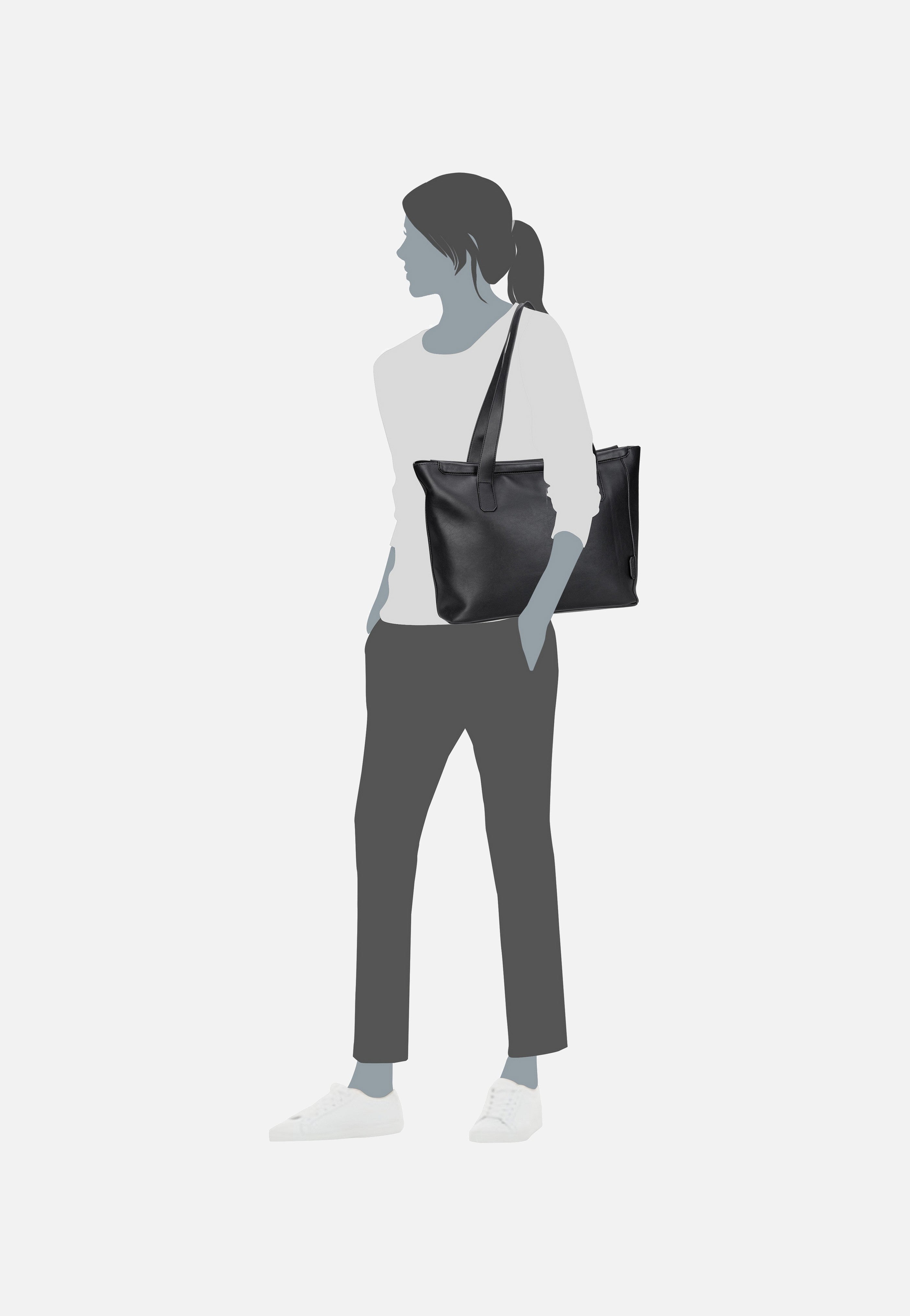 Picard - Yours 3169 Schwarz - Shopper | Women-Image