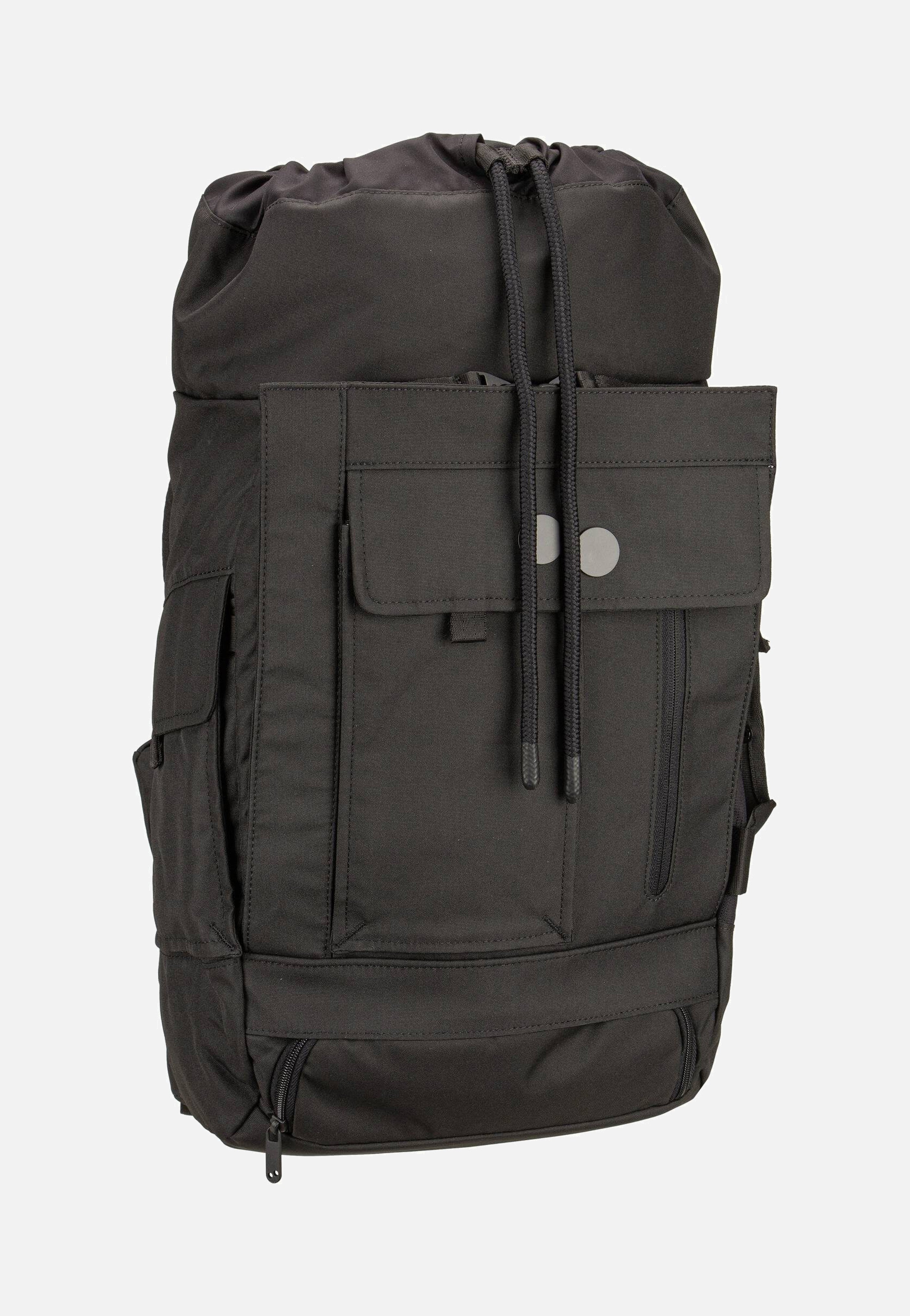 pinqponq Blok Medium Construct Black Rucksack