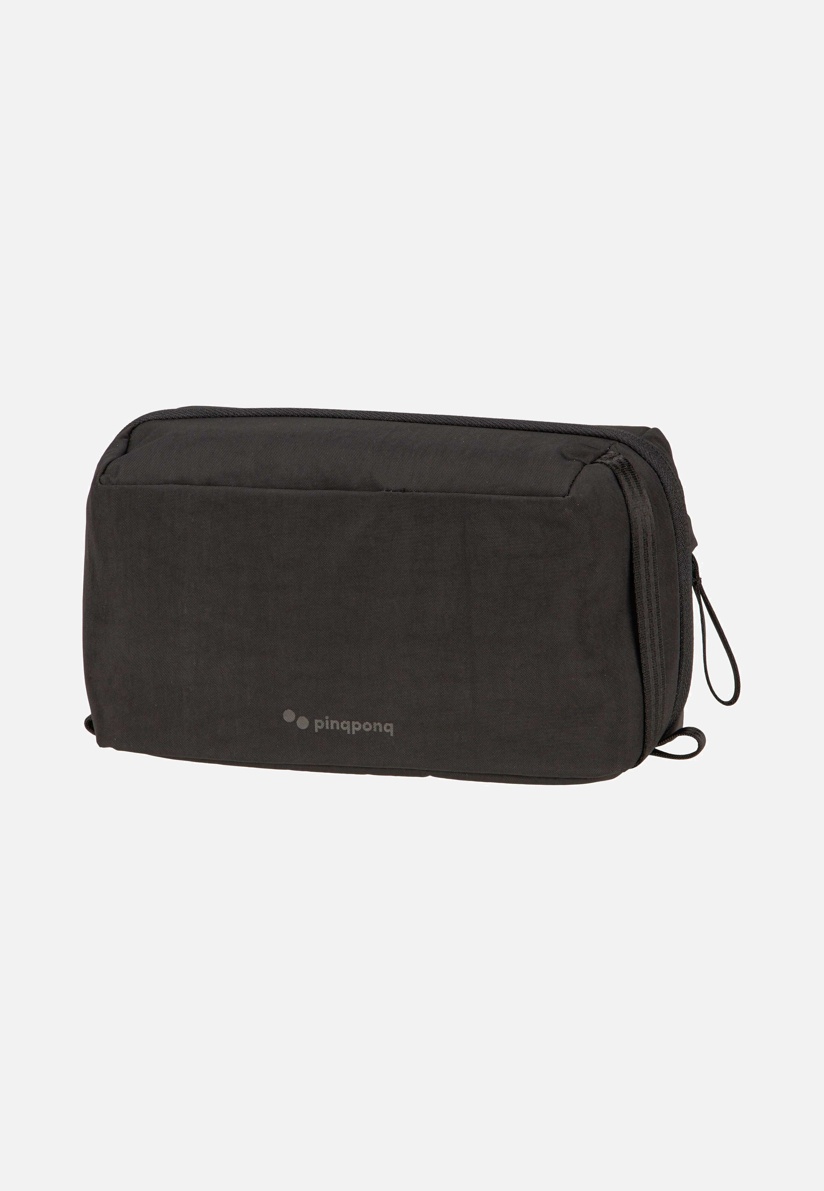 pinqponq - Washbag Crinkle Black - Toiletry Bag | Neutral-Image