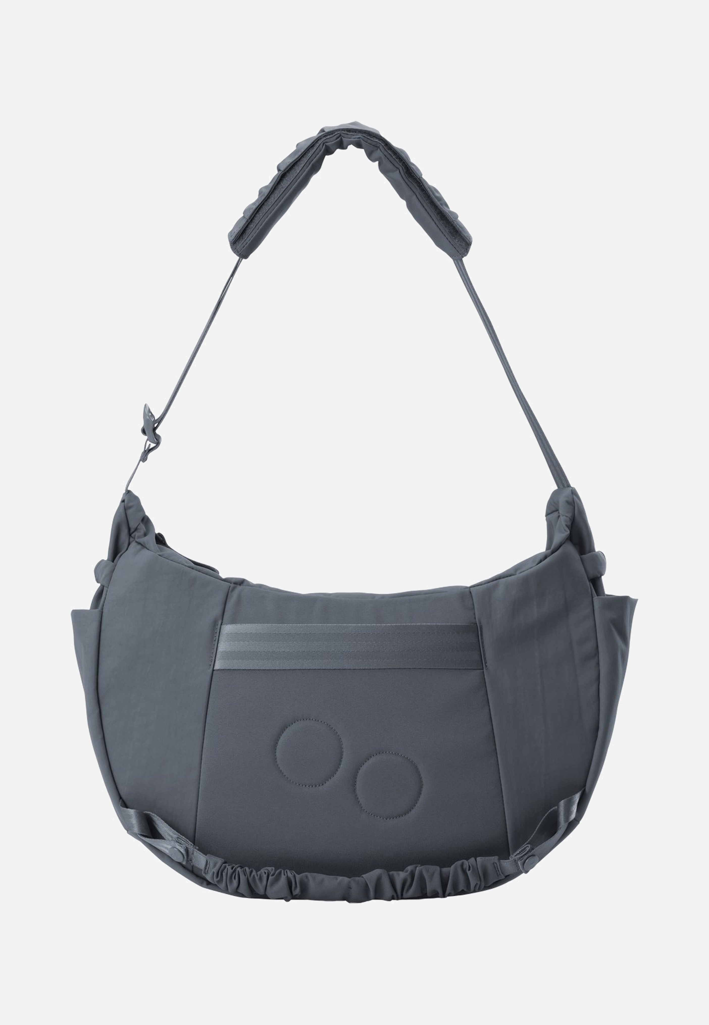 pinqponq Krumm Large Crinkle Grey Hobo Bag