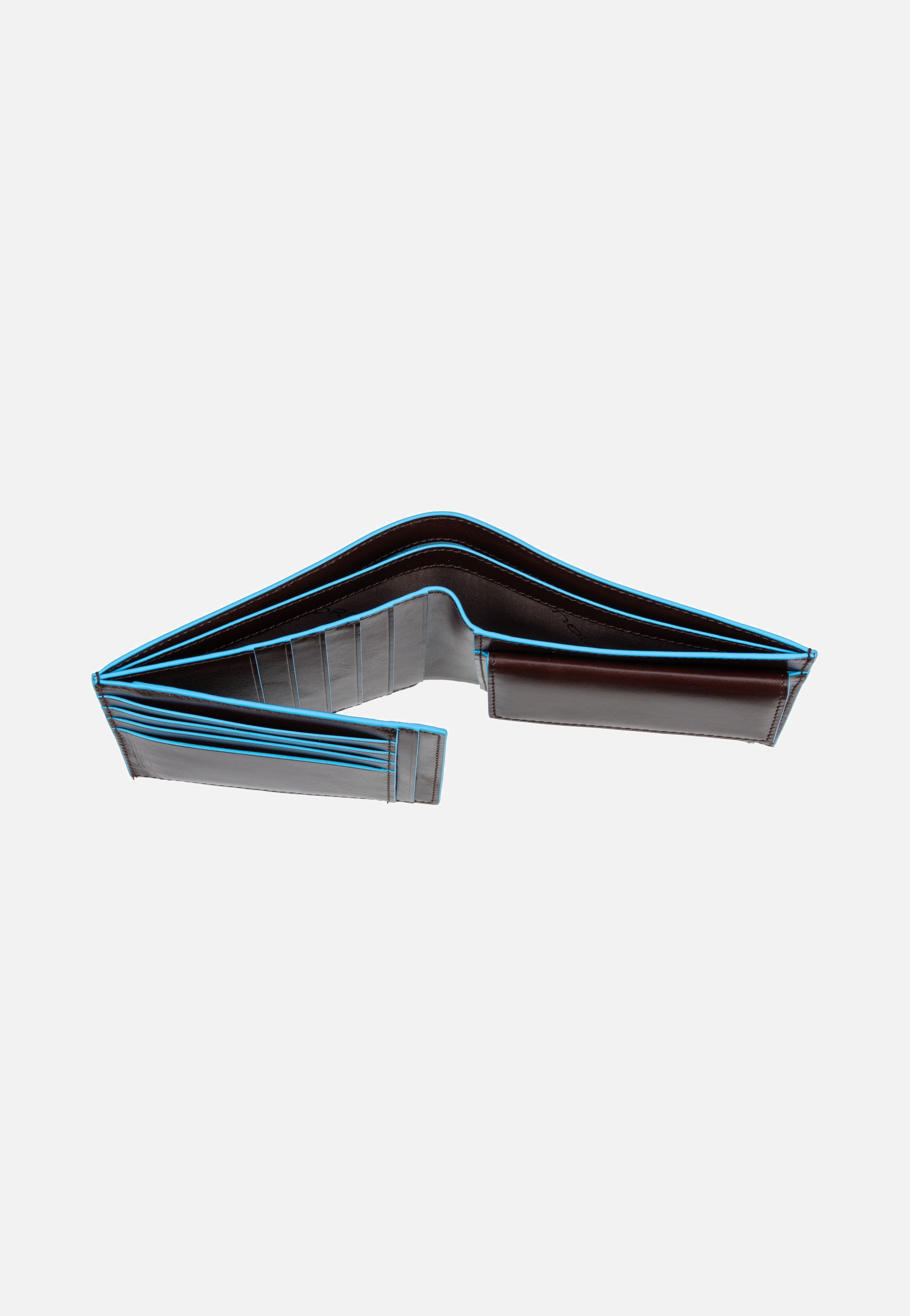 Piquadro - Blue Square Wallet 1240 RFID Mogano - Wallet | Men-Image