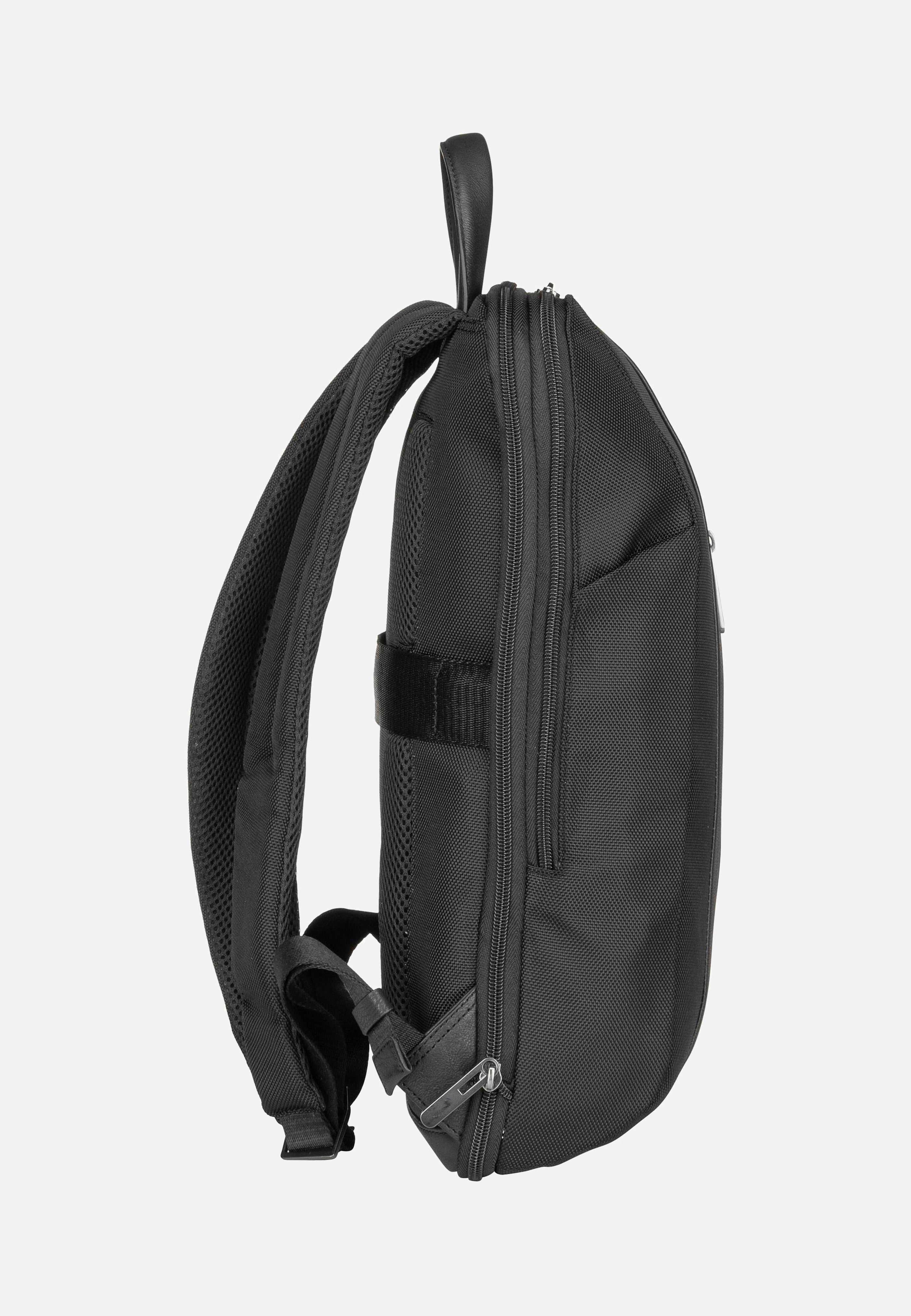Piquadro - Brief Slim Laptop 6384 Nero - Backpack | Men-Image