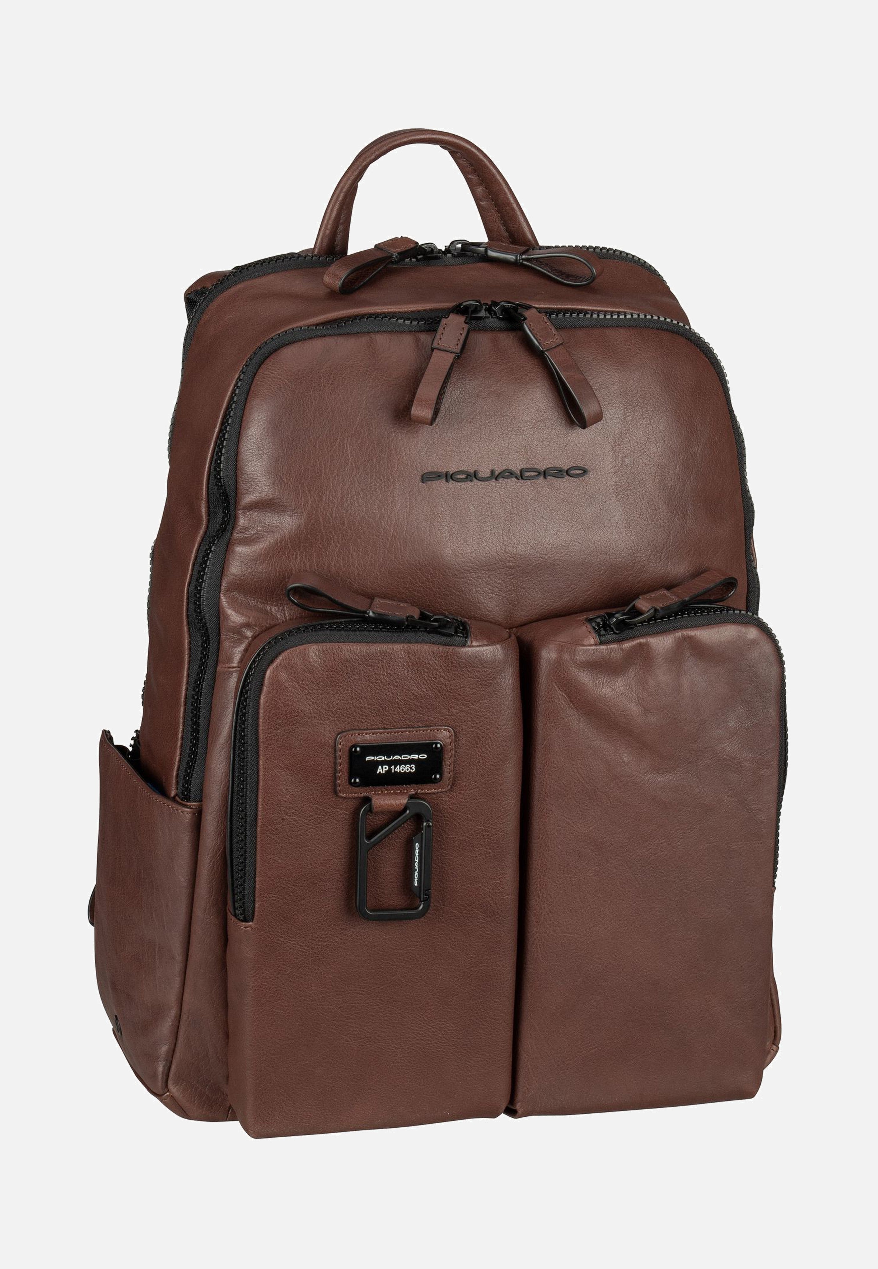Piquadro Harper 3869 RFID Testa di moro Rucksack