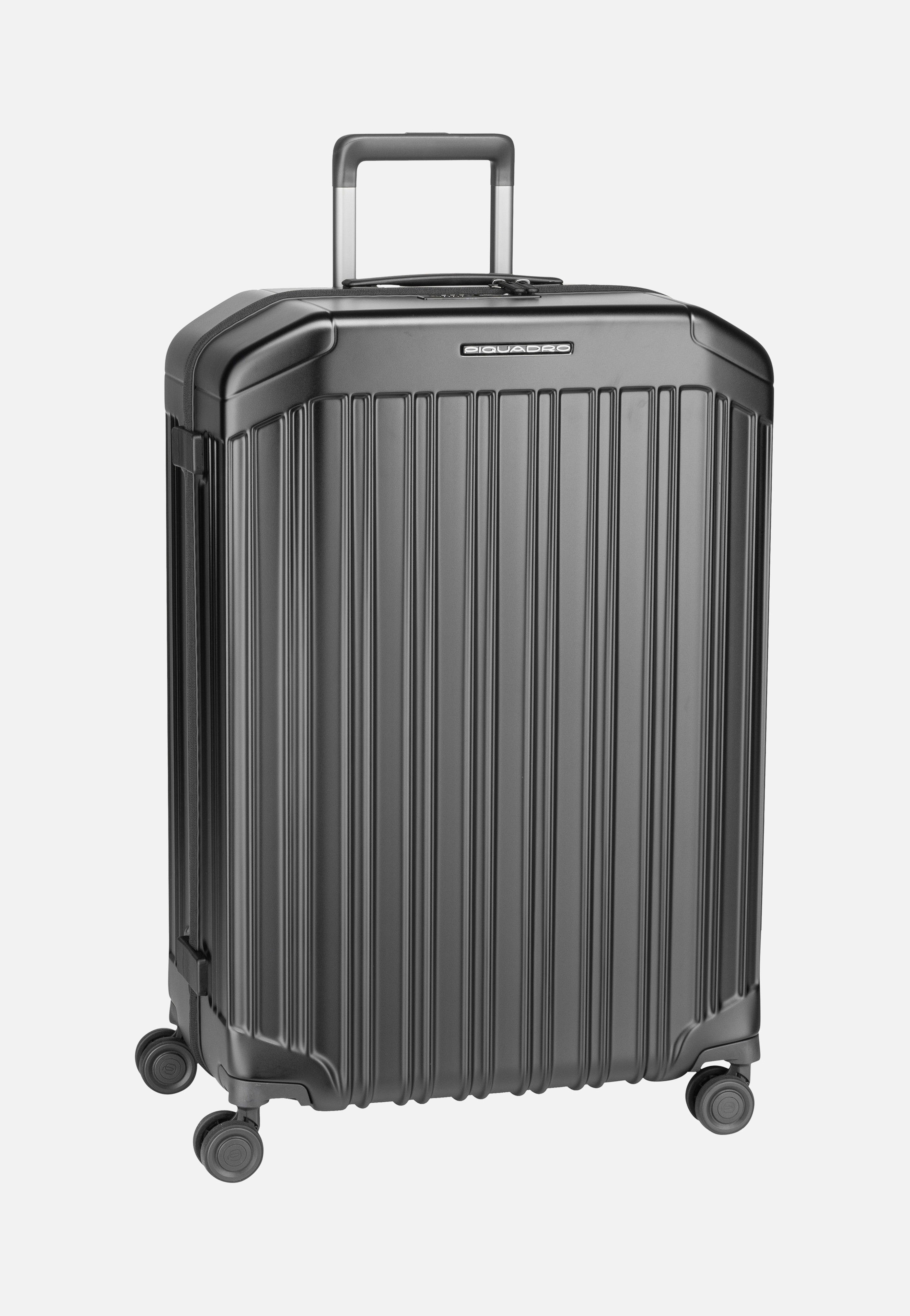 Piquadro - PQ Light Medium Spinner 4427 Nero Opaco - Suitcase | Neutral-Image