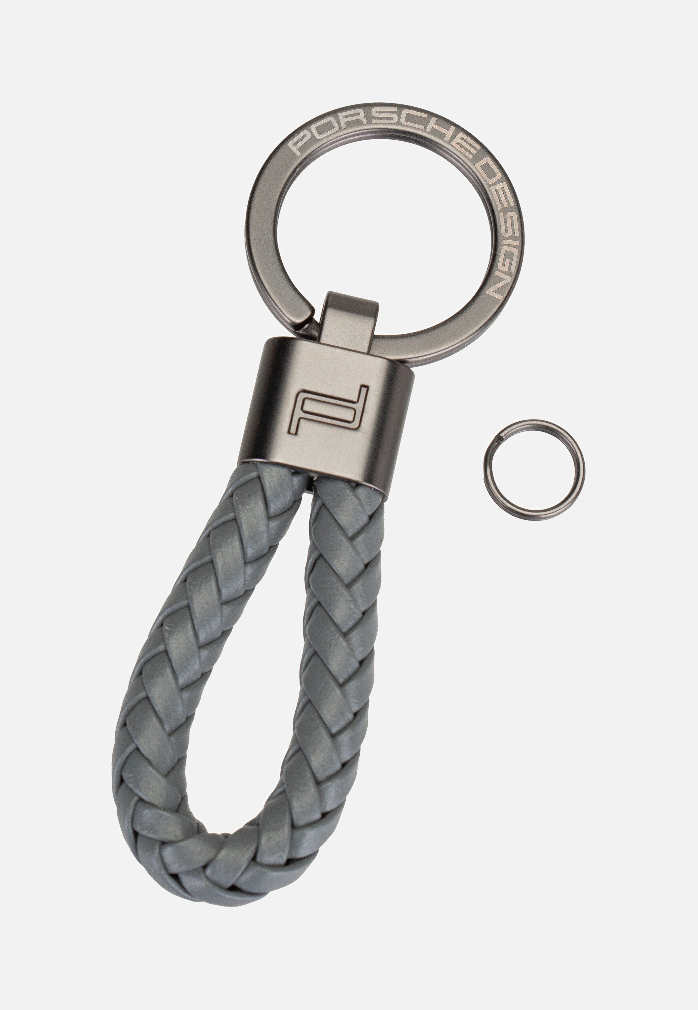Porsche Design - Keyring Leather Cord 28807 Anthracite - Keychain | Neutral-Image