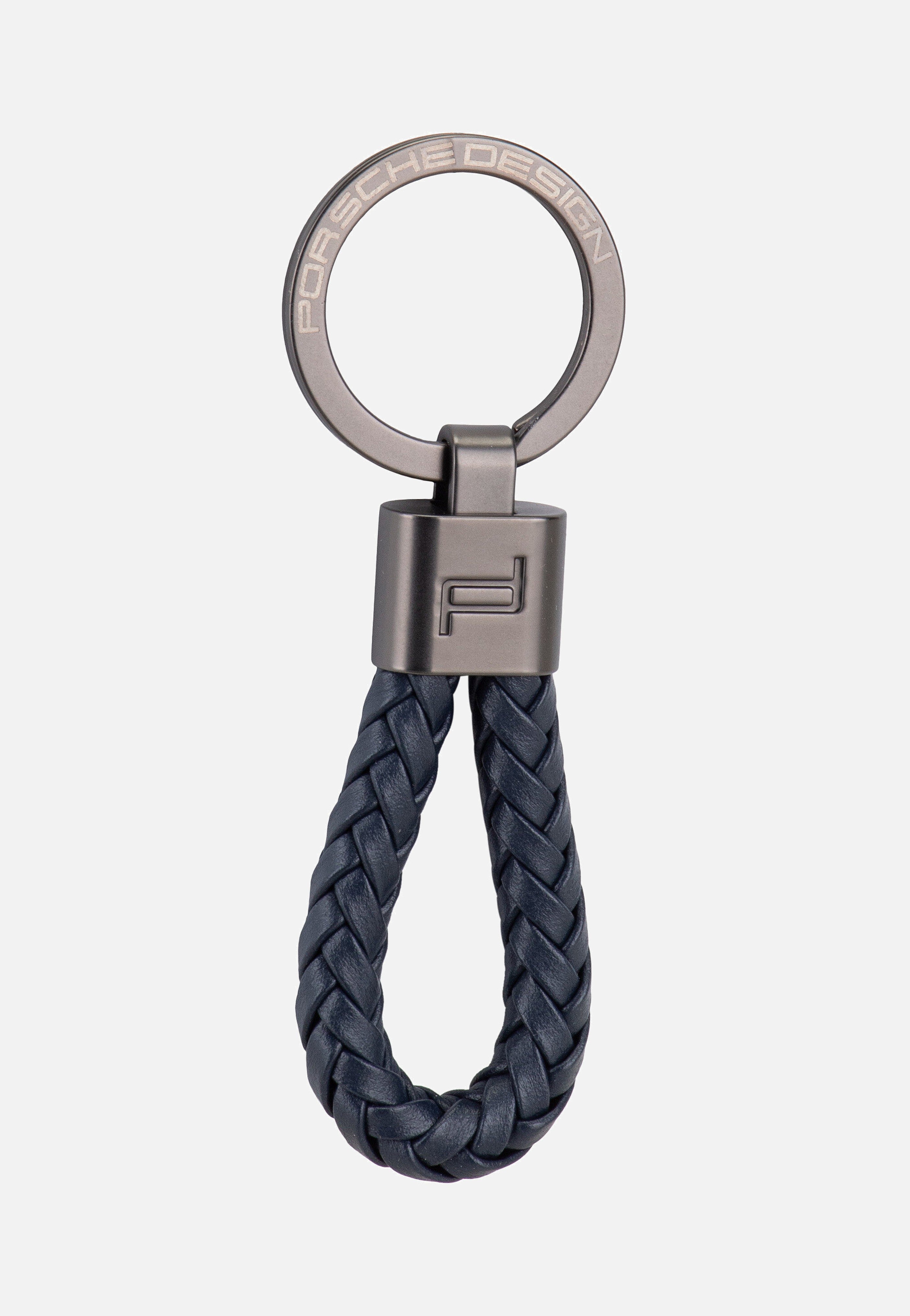 Porsche Design - Keyring Leather Cord 28807 Dark Blue - Keychain | Neutral-Image