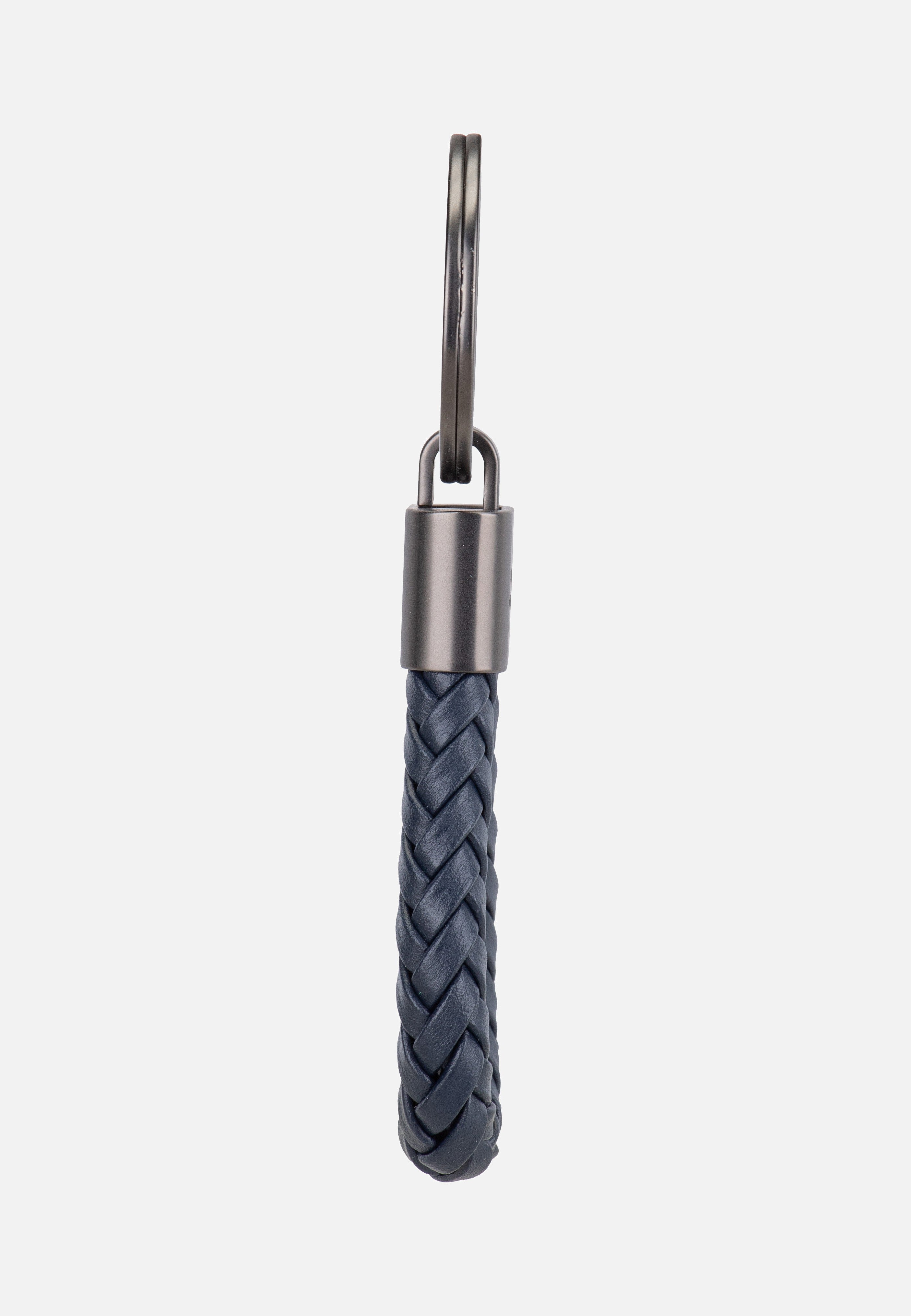 Porsche Design - Keyring Leather Cord 28807 Dark Blue - Keychain | Neutral-Image