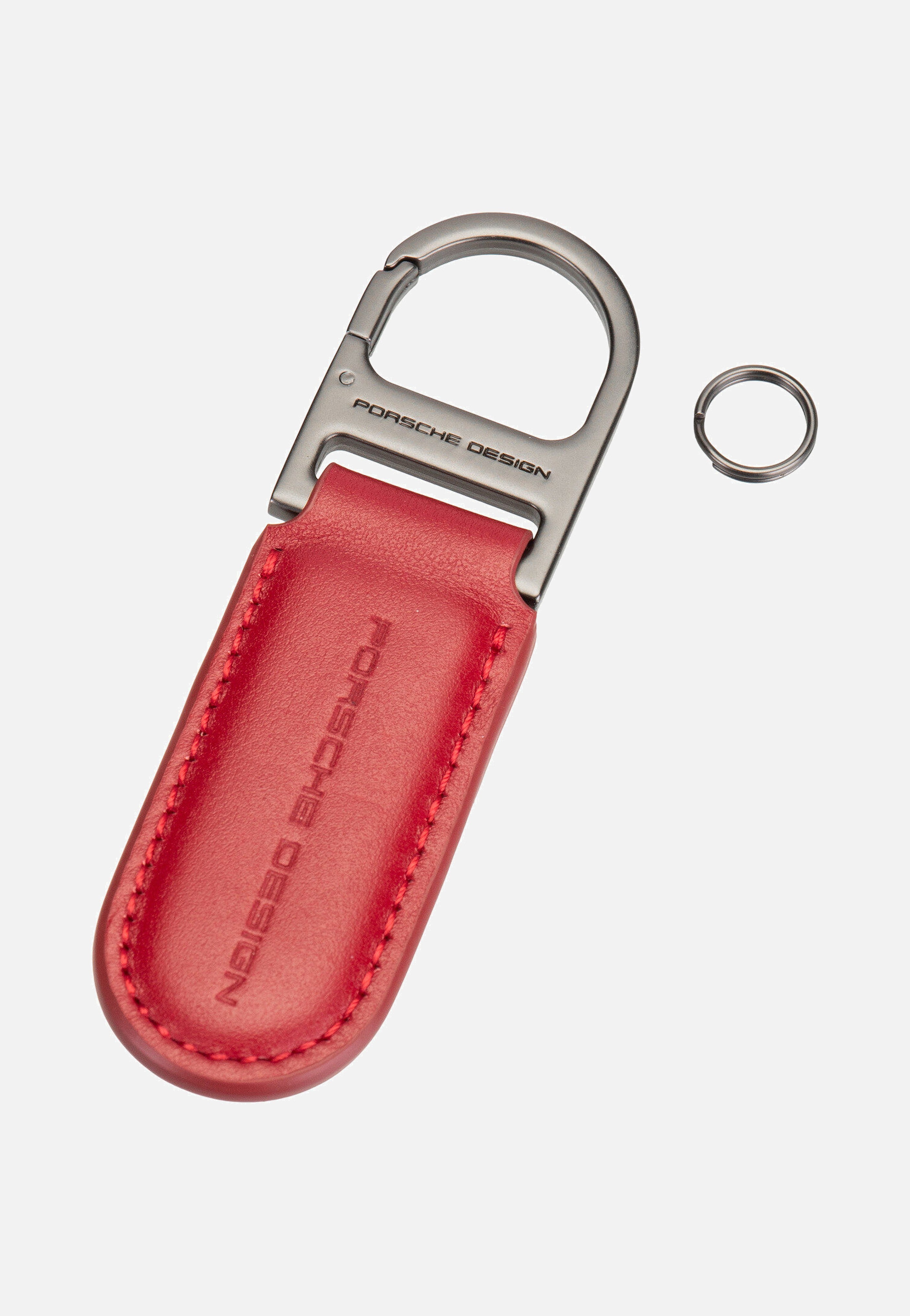 Porsche Design - Keyring Oval 28809 Carmine Red - Keychain | Neutral-Image