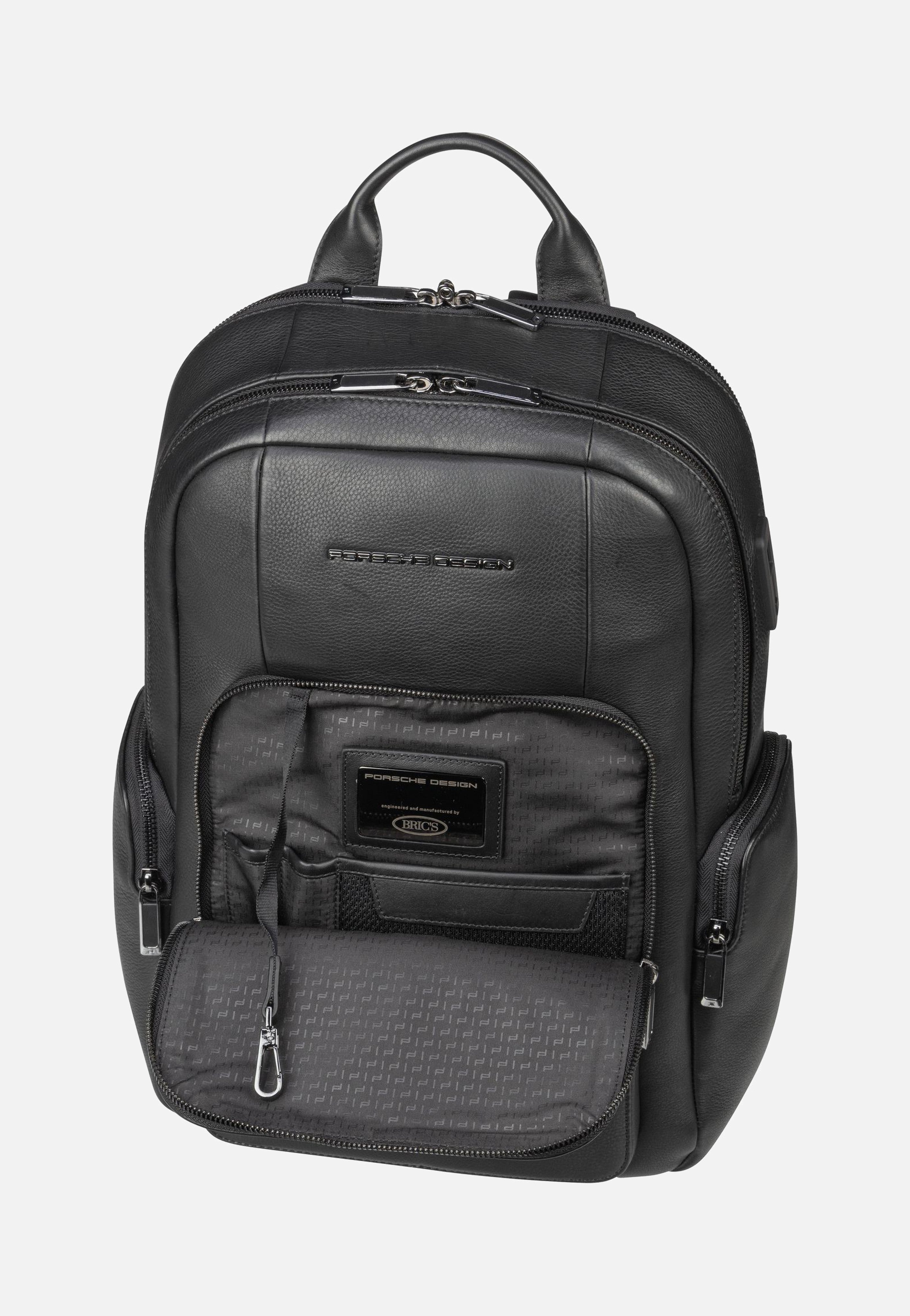 Porsche Design - Roadster Leather M1 Black - Backpack | Men-Image