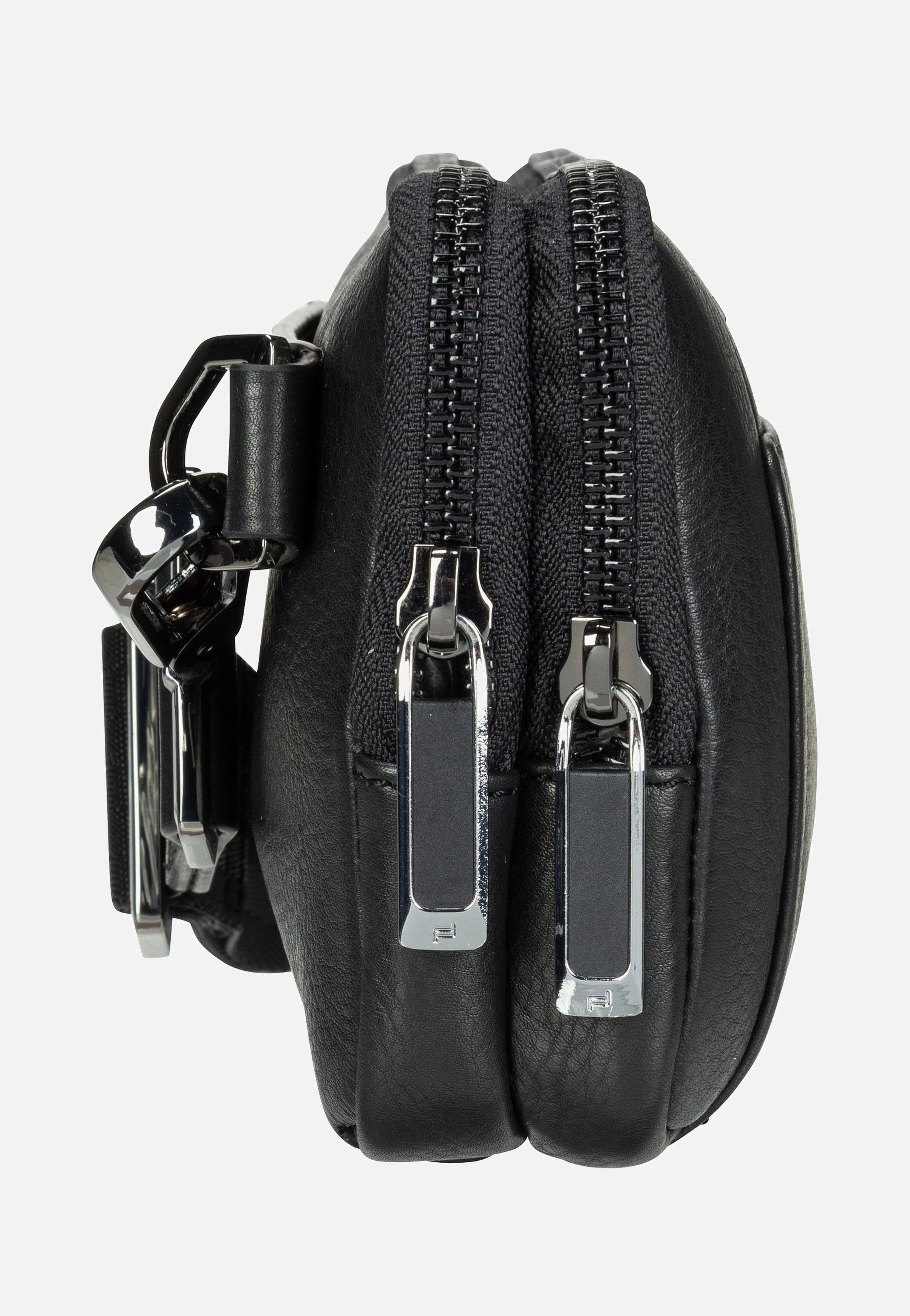 Porsche Design - Roadster Leather Travel Pouch Black - Sling Bag | Men-Image