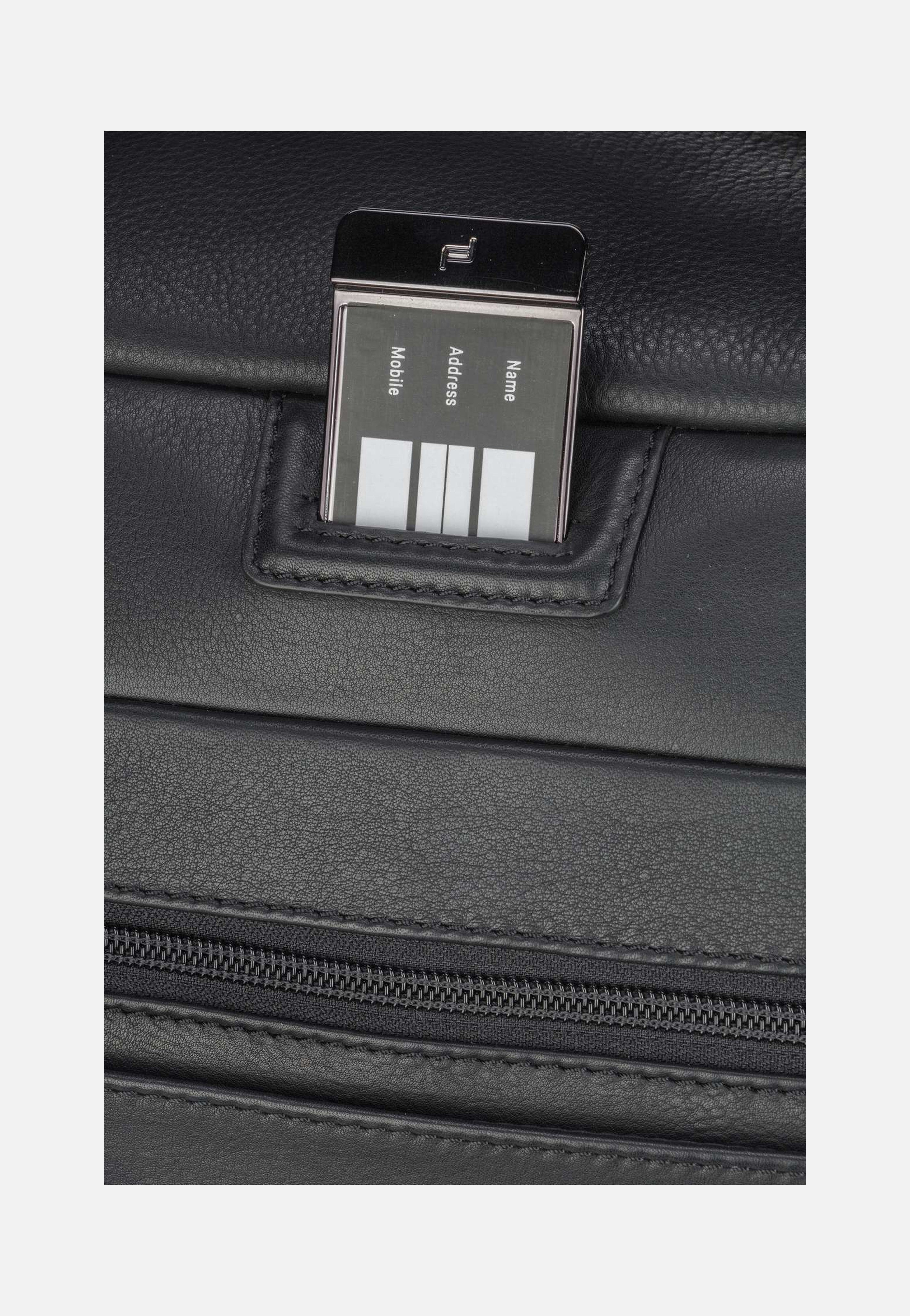Porsche Design Roadster Leather 1001 Black Weekender